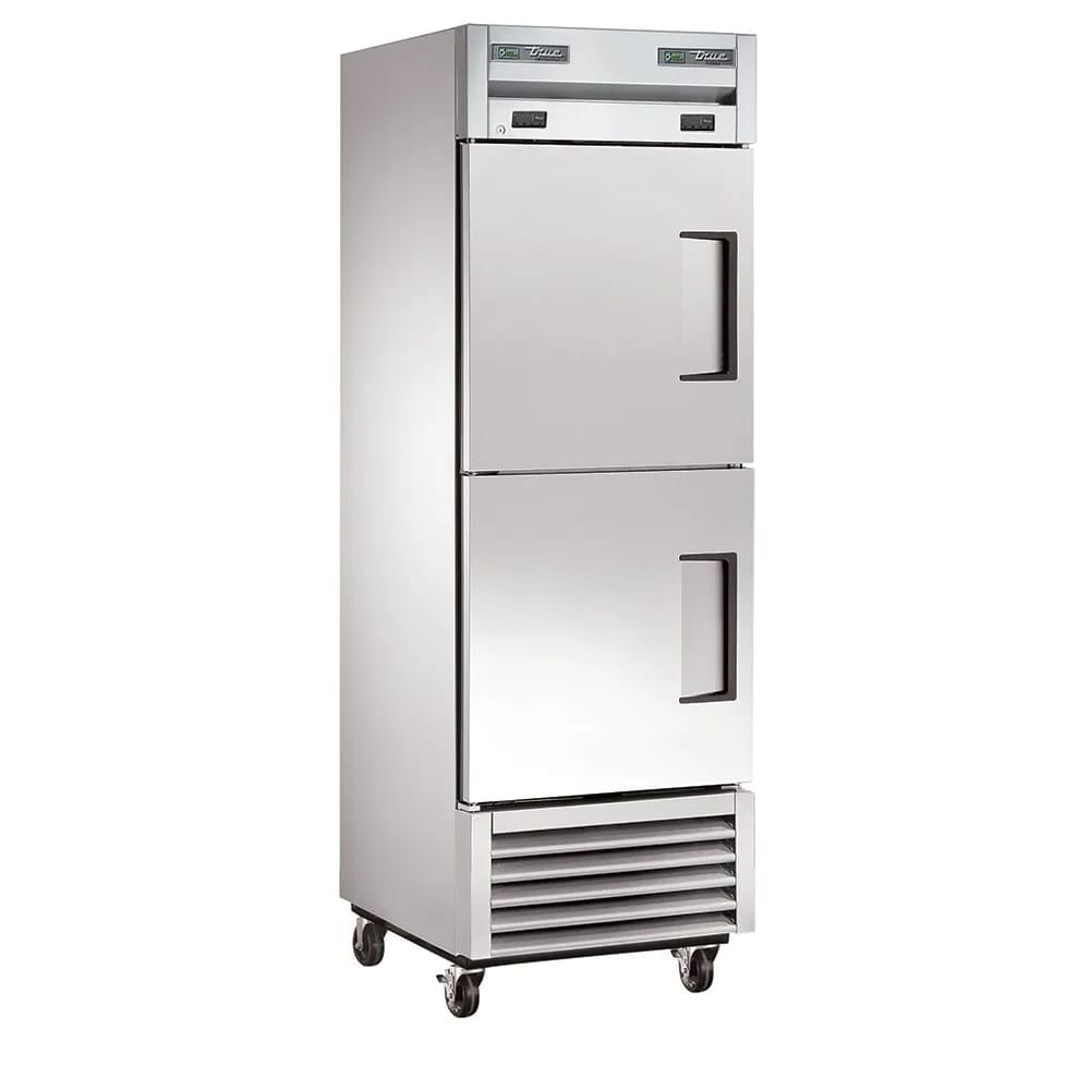 598-T23DTLH 27 1/16" One Section Commercial Combo Refrigerator Freezer - Left-Hinged Solid D...
