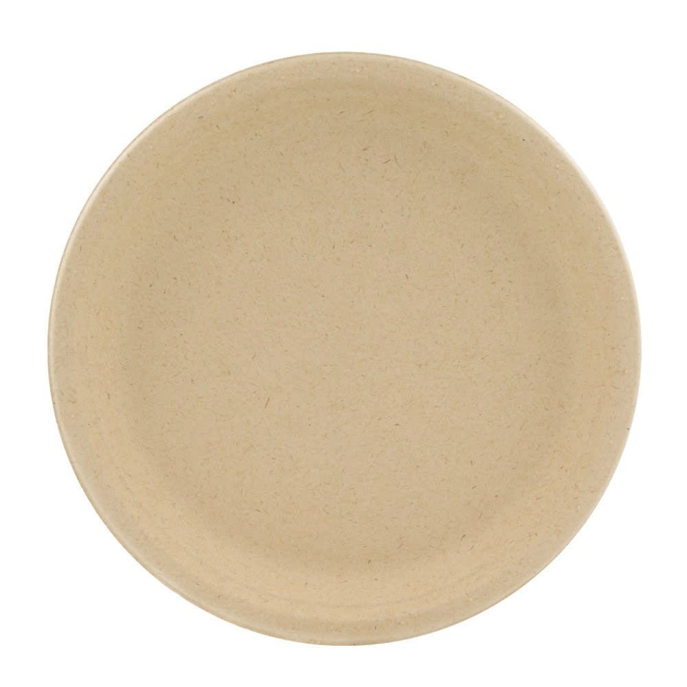 791-TPA900B500IN 9" Round Disposable Plate - Molded Fiber, Natural