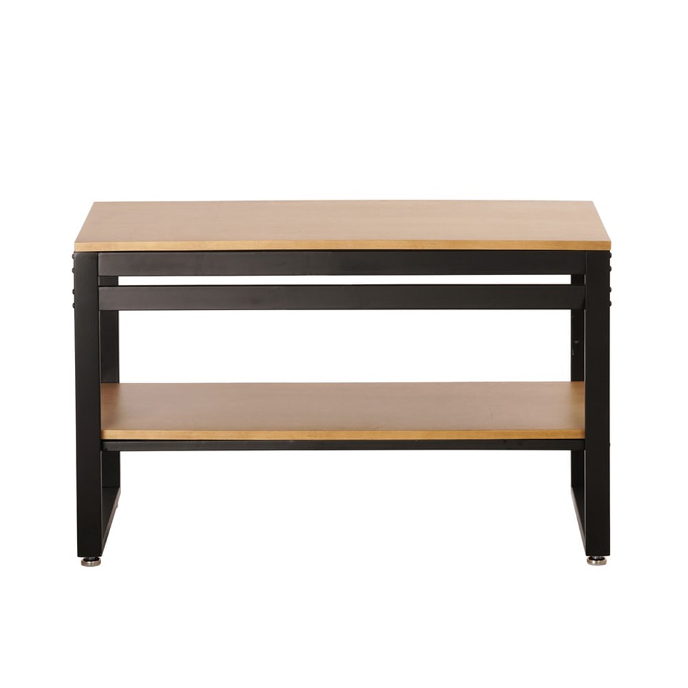 151-223503899 Merchandising Table w/ Madera Top & Metal Frame - 38"W x 18"D x 27 7/...