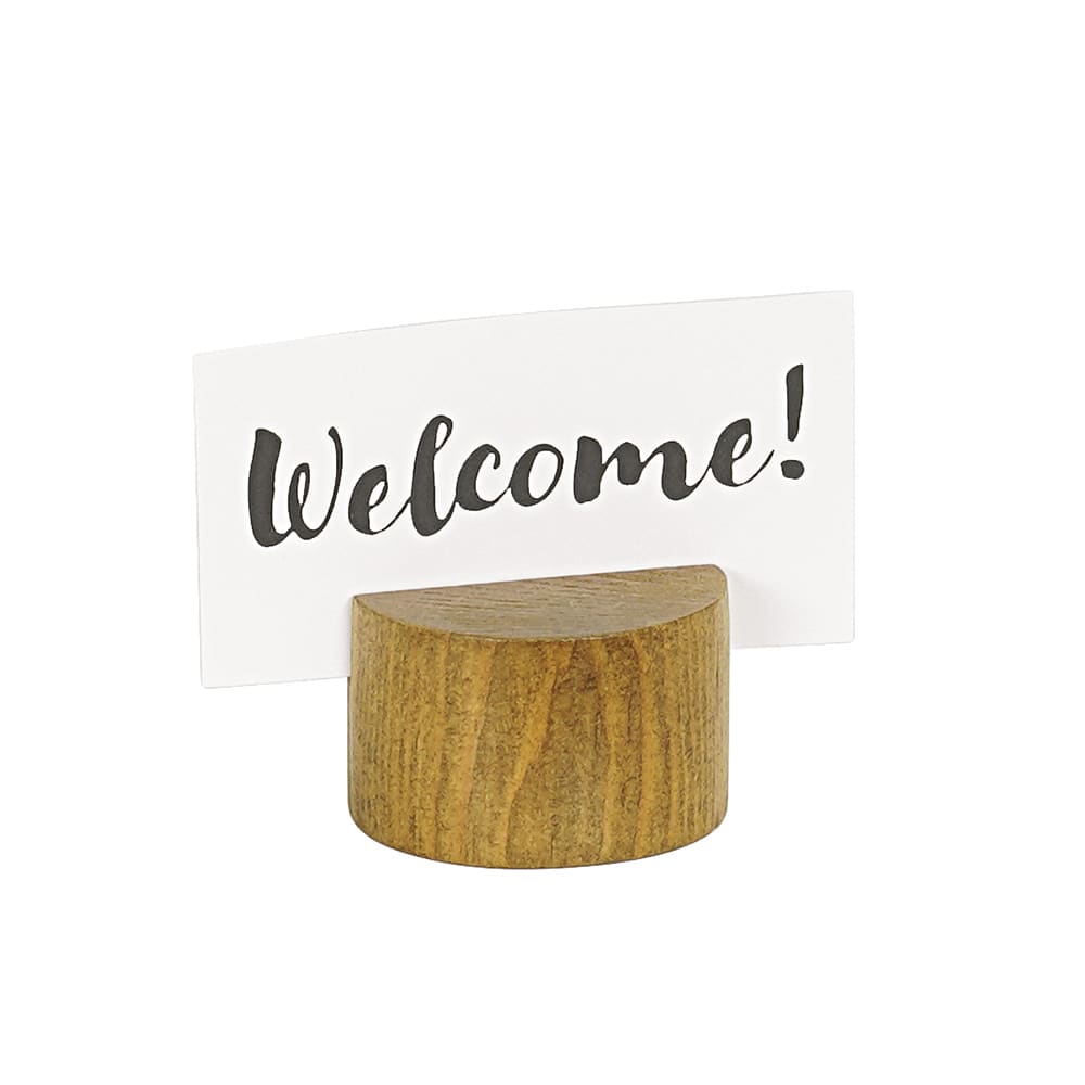 151-2245199 2" Tabletop Sign Holder - Rustic Pine Wood
