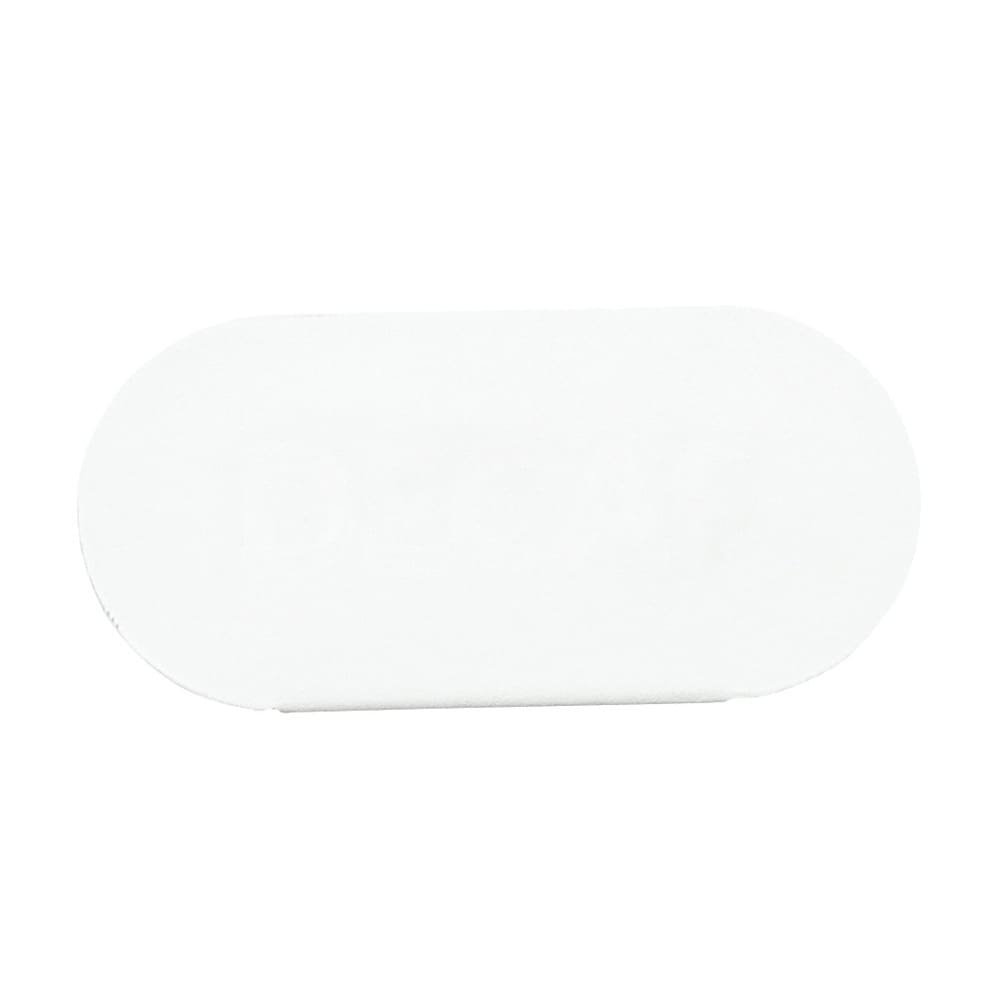 151-2340115 "Blank" Table Tent Sign - 4 1/2"W x 2"H, Metal, White