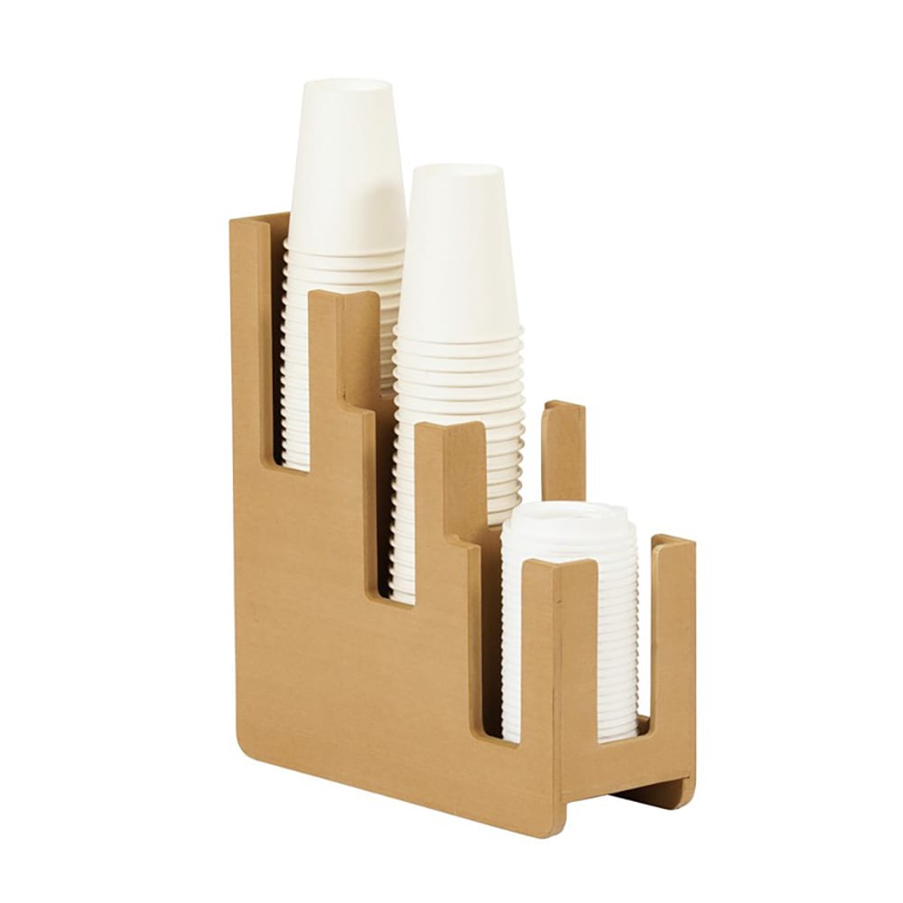 151-23434122 Cup & Lid Organizer, 3 Compartment, All Cup Types
