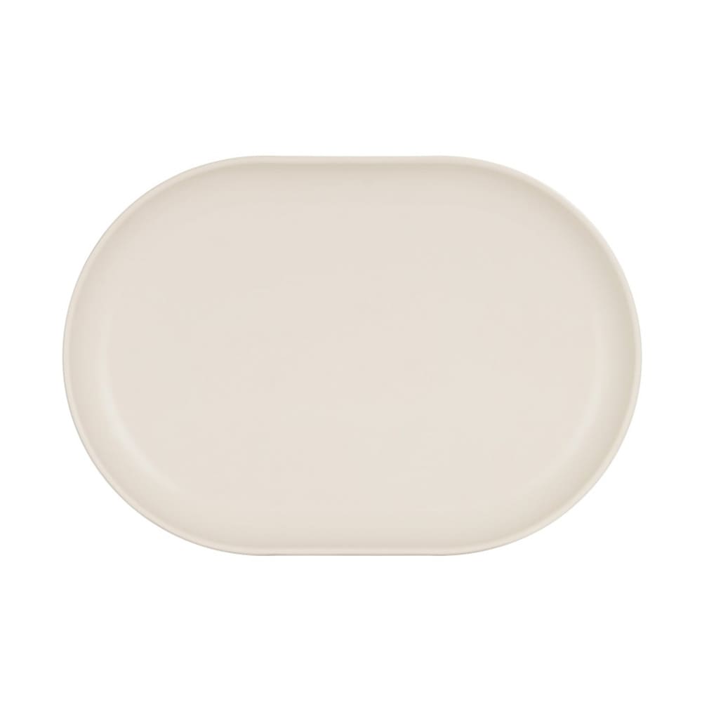 151-24005117103 11" x 7" Oval Oslo Platter - Melamine, Ivory