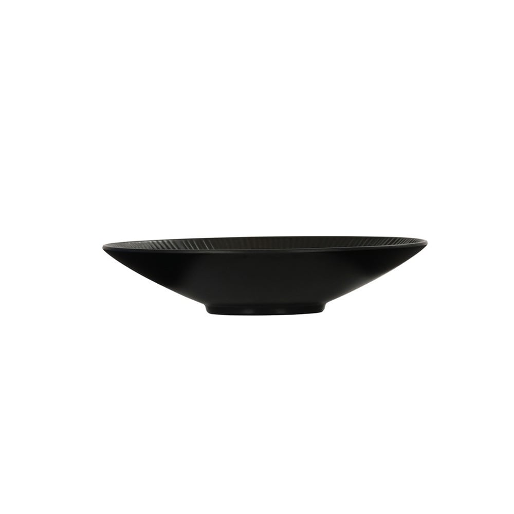 151-240571013 40 oz Round Melamine Serving Bowl - Black