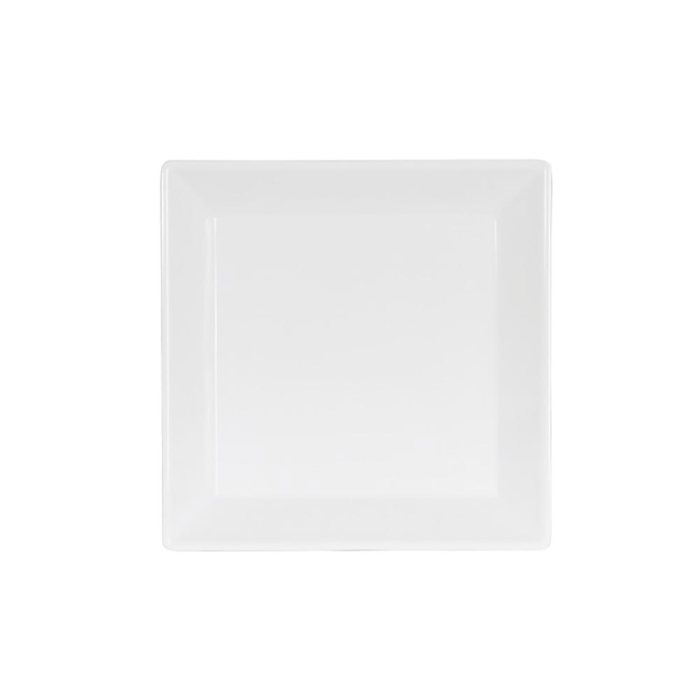 151-242011015 10" Square Melamine Plate, White