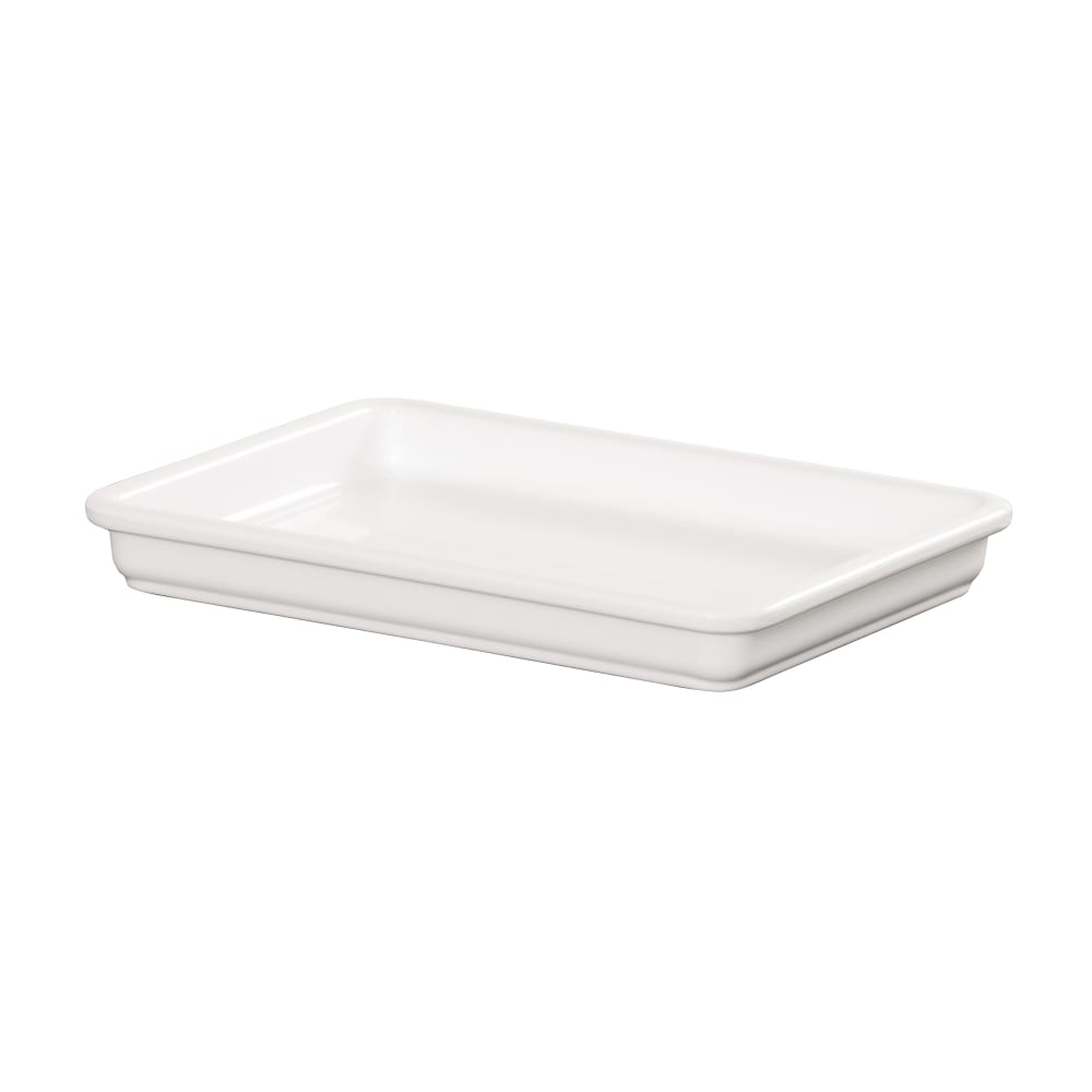 151-350515W 9" x 6 1/2" Rectangular Serving Tray - Melamine, White