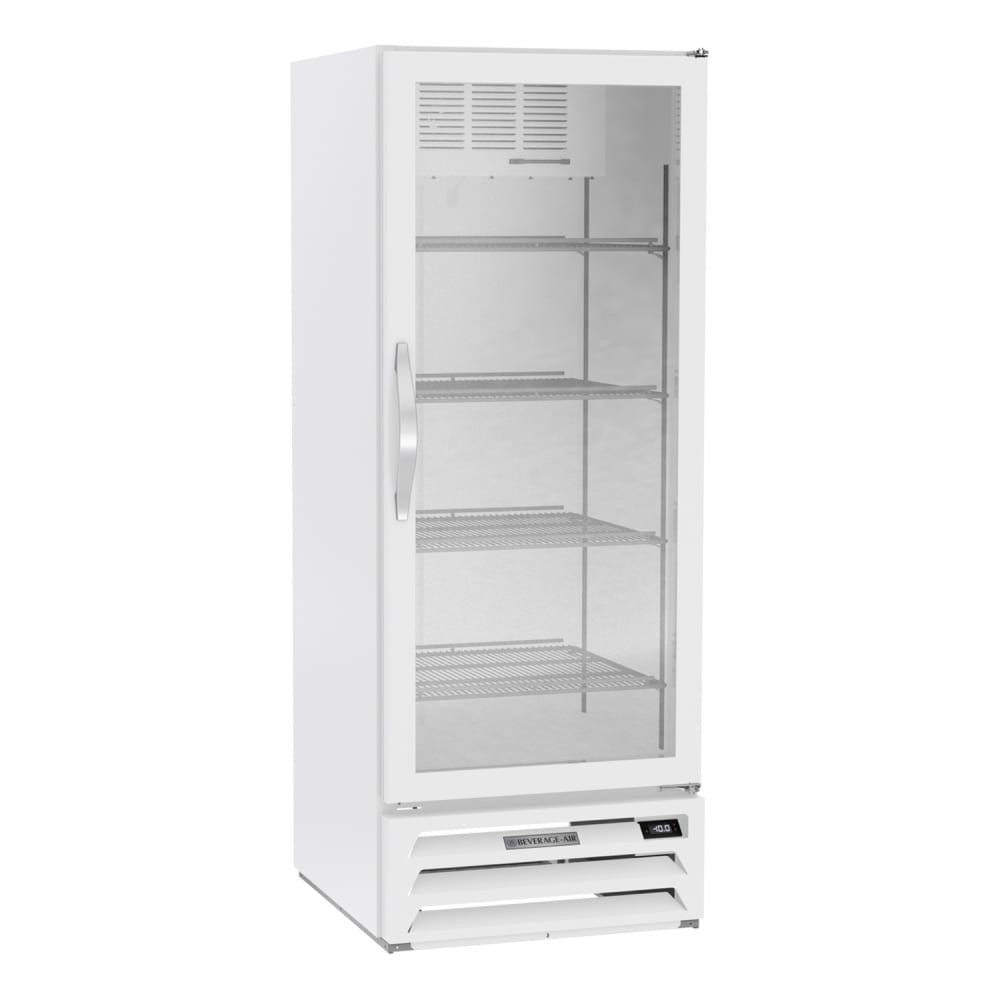 118-MMF12HC1W 24 1/8" One Section Display Freezer w/ Swing Door - Bottom Mount Compressor, W...