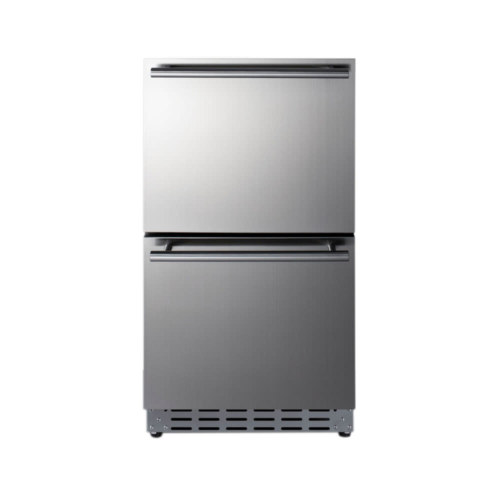 162-ADRD18 18"W Undercounter Refrigerator w/ (1) Section & (2) Drawers - 115v
