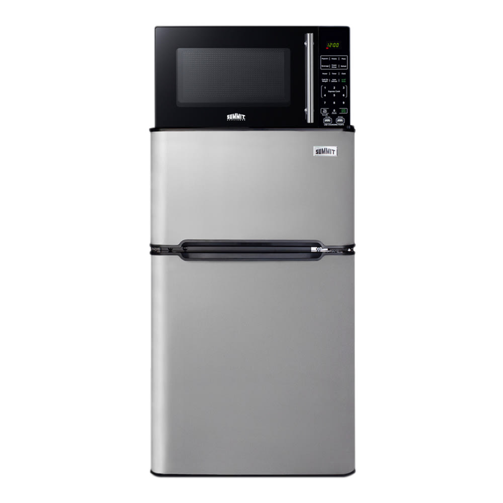 162-MRF34BSSA 3.2 cu ft Refrigerator-Freezer/Microwave Combo - Black, 115v