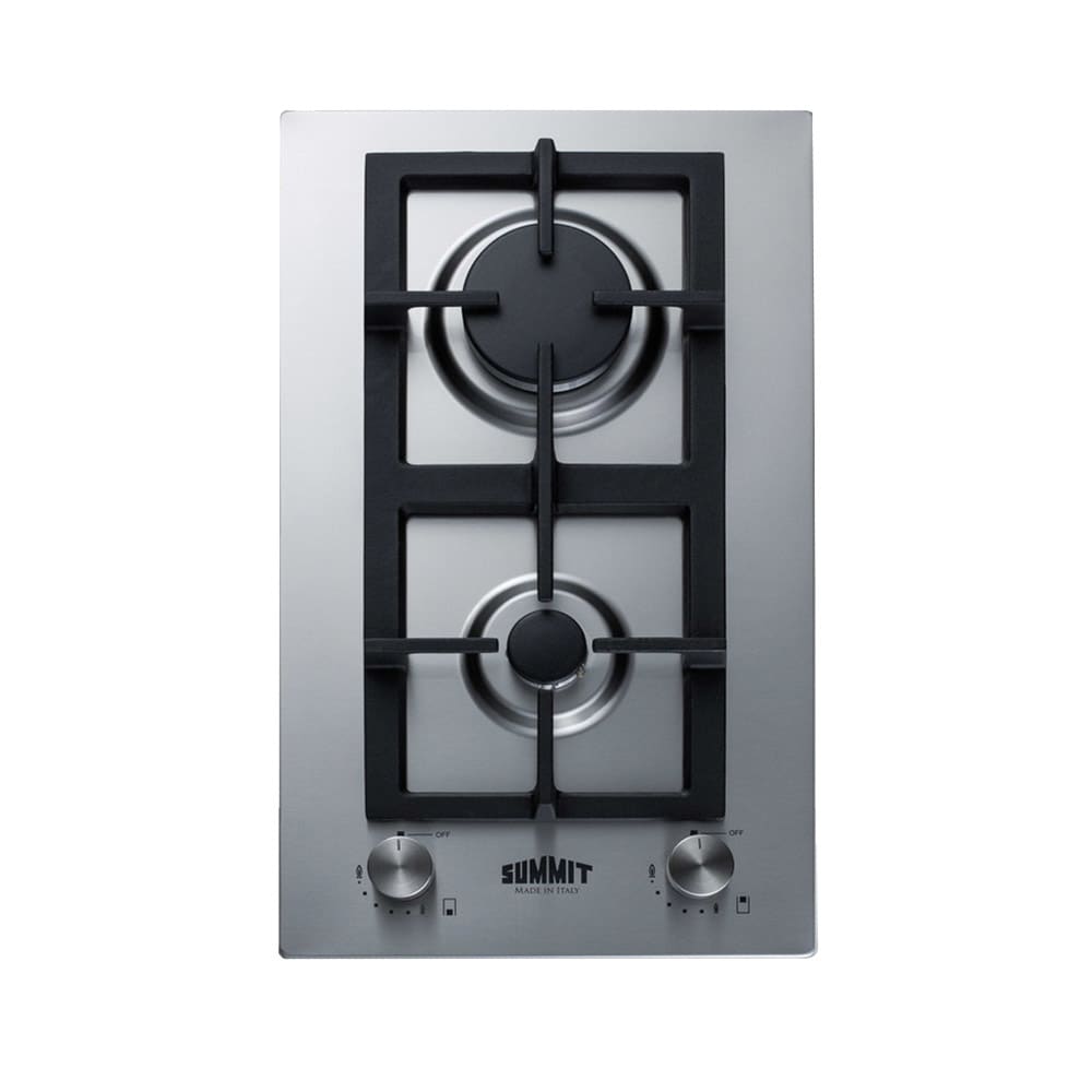 162-GCJ2SSLP 12"W Gas Stove w/ (2) Burners - Stainless Steel, Liquid Propane