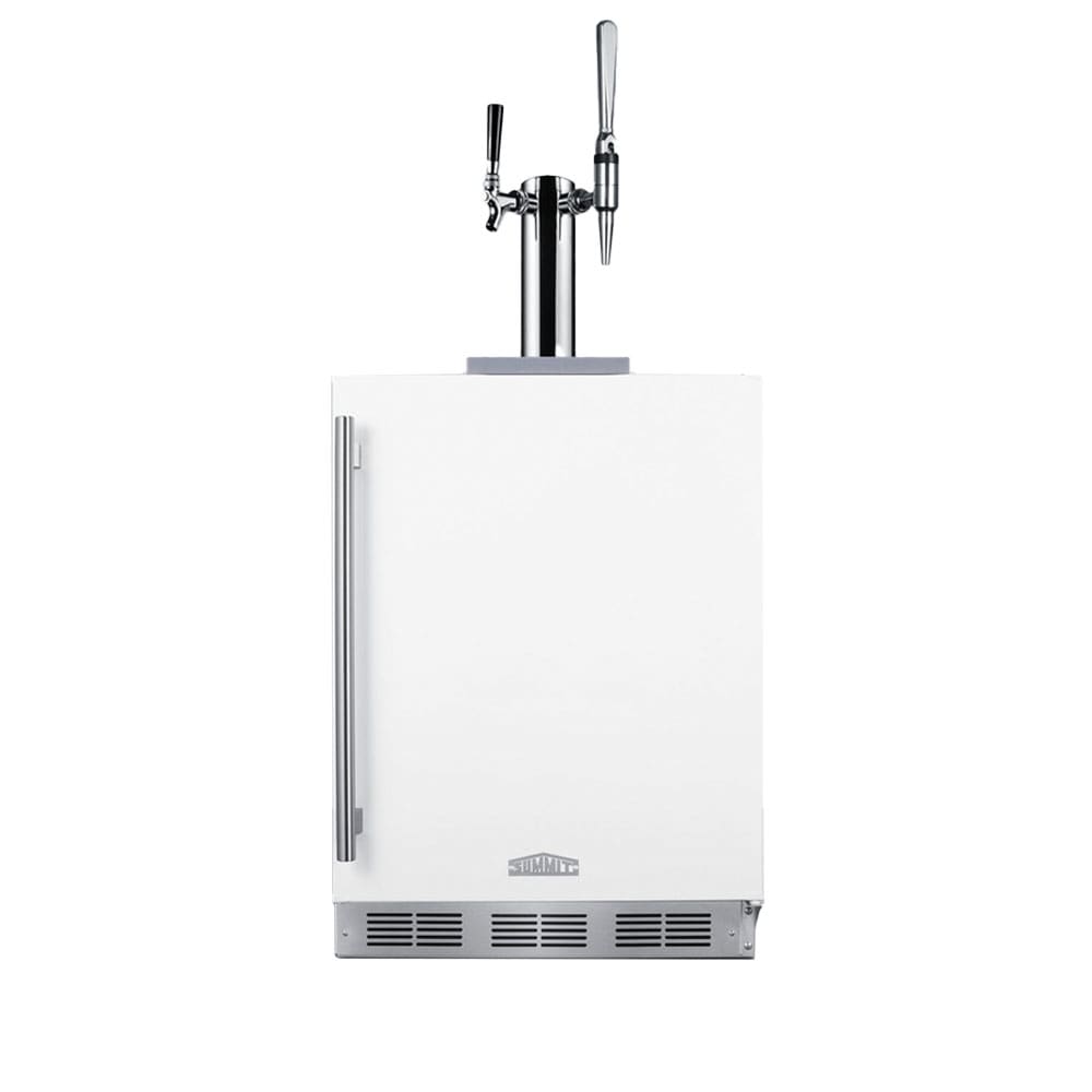 162-SBC58WHBIADACMTW 23 5/8" Draft Cold Brew & Nitro Coffee Dispenser - (1) Column &...