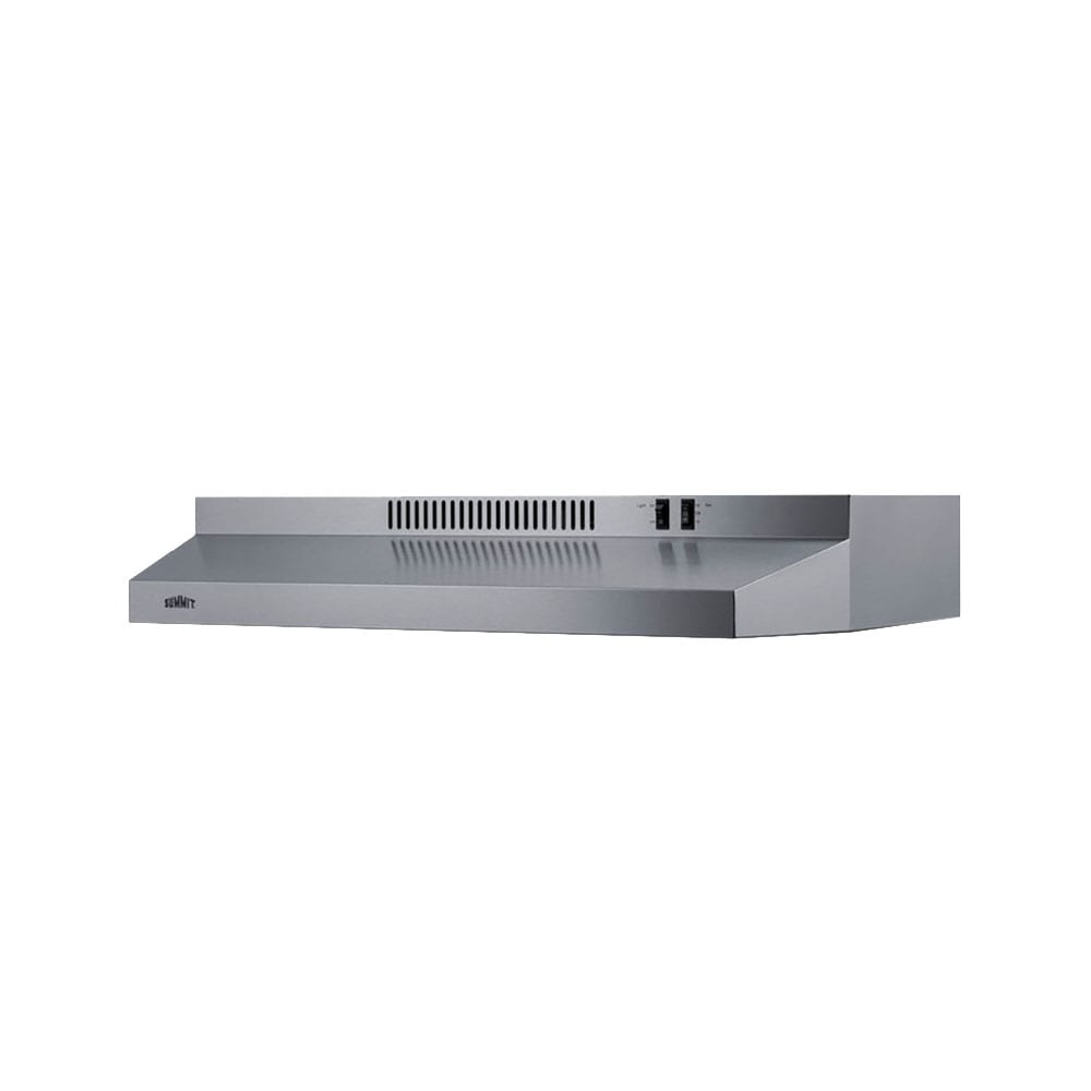 162-H30RSS 30"W Under Cabinet Ductless Range Hood with Two-speed Fan - Stainless Steel, 115v