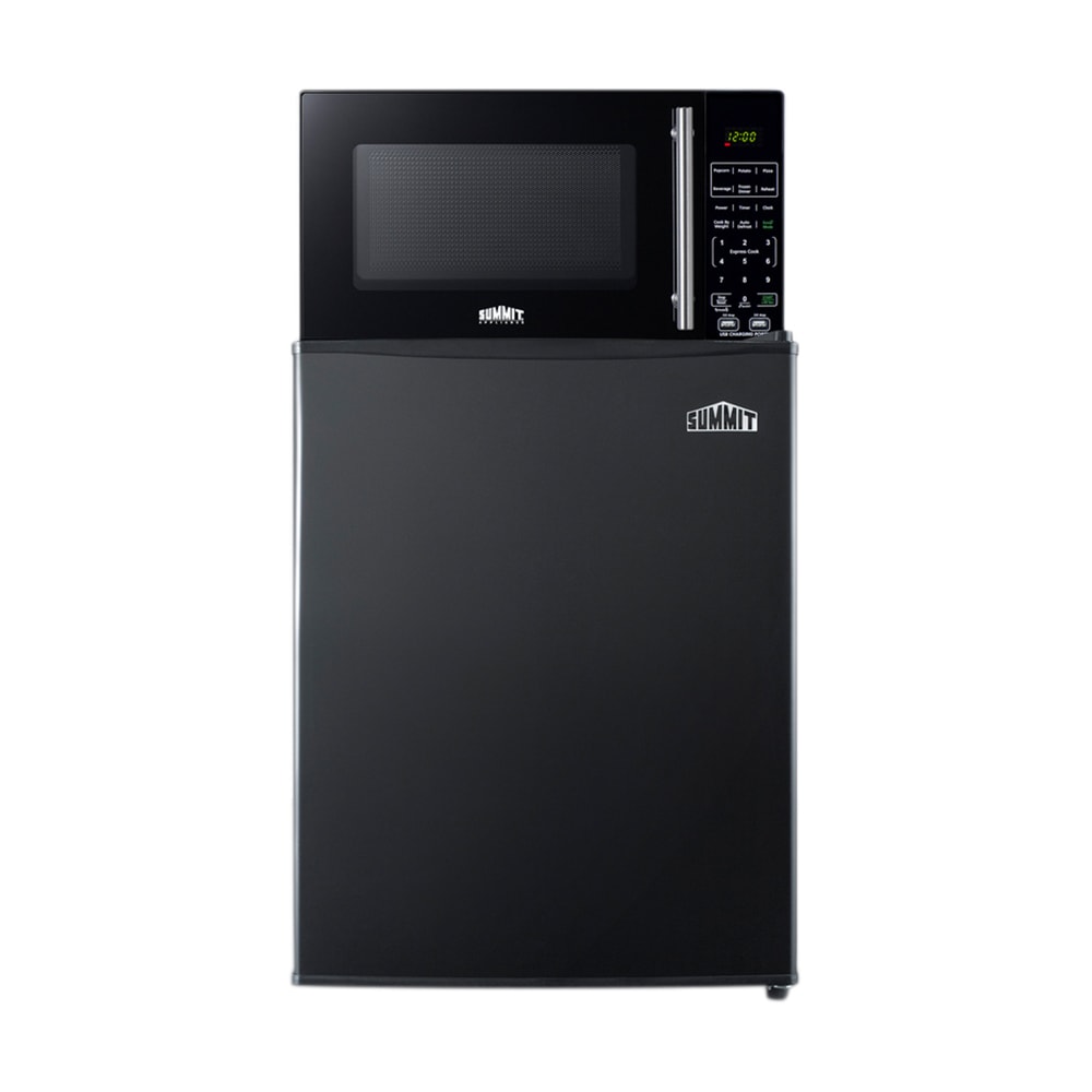 162-MRF29KA 2.4 cu ft Refrigerator/Microwave Combo - Black, 115v
