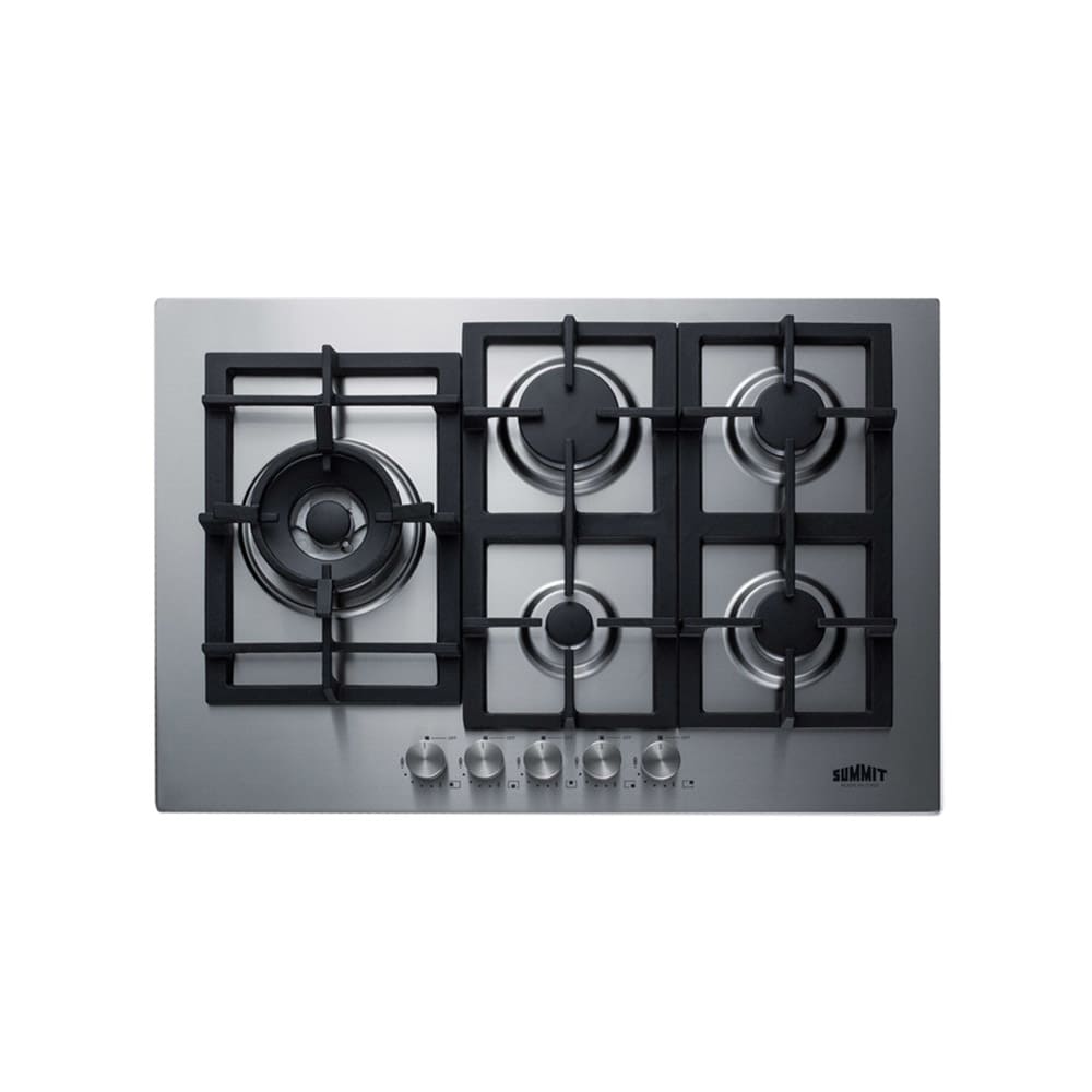 162-GCJ5SSLP 29 1/2"W Drop In Gas Stove w/ (5) Burners - Stainless Steel, Liquid Propane