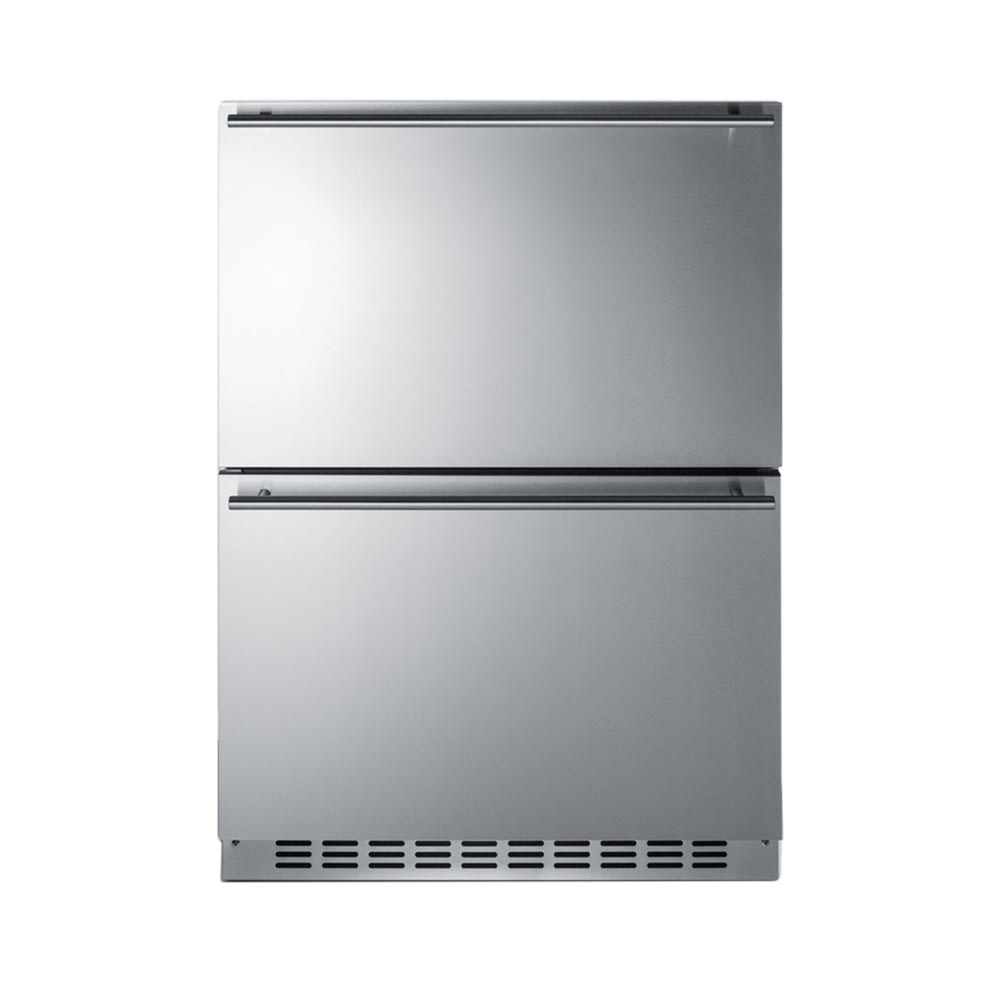 162-SPRF34D 23" W Undercounter Refrigerator Freezer w/ (1) Section & (2) Drawers, 115v