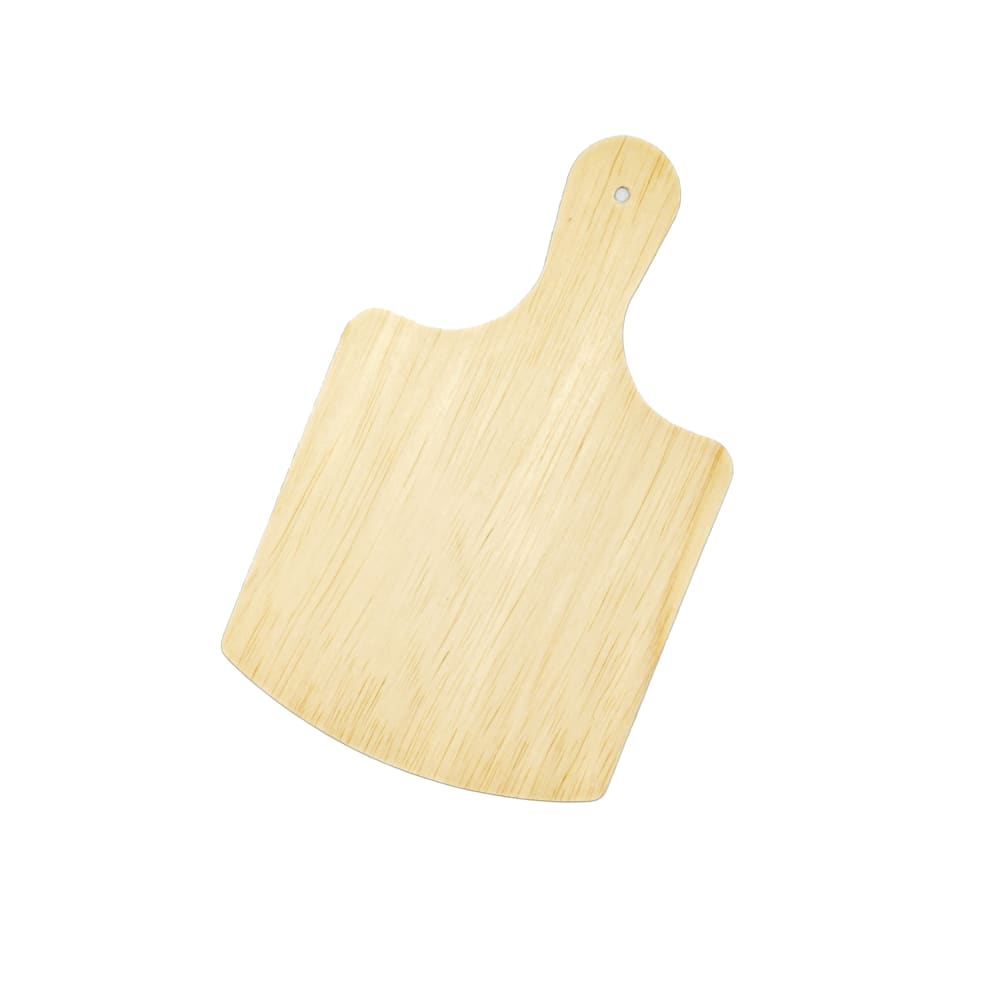 524-CBSQ1X1 11" Square Disposable Serving Board, Balsa Wood