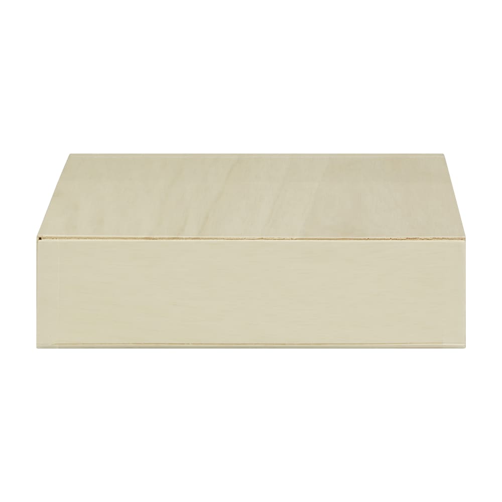 524-TGCB8X1 Collapsible To Go Box w/ Attached Lid - 8" x 11" x 3", Balsa Wood/Rice...