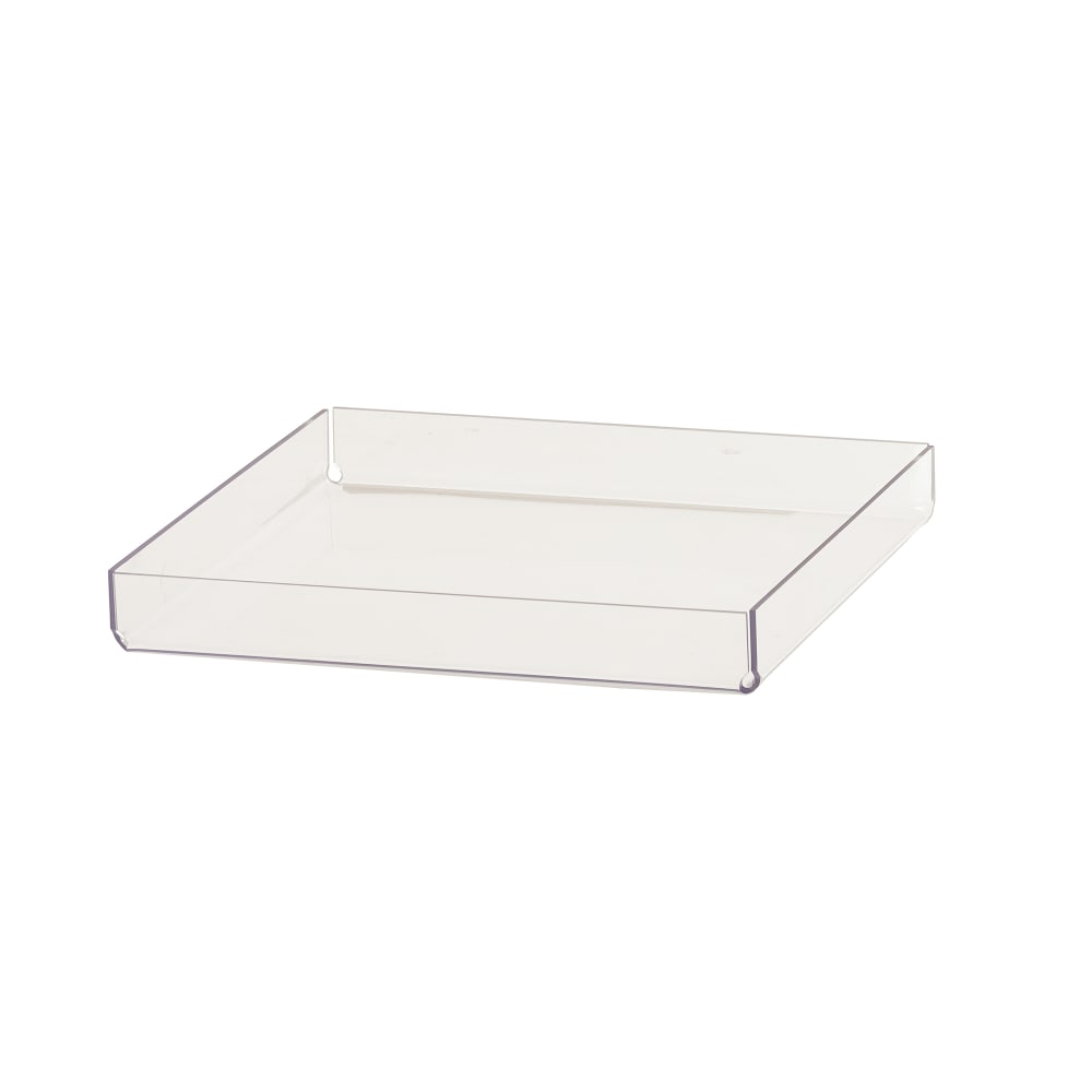 151-280T 10" Square Tray for 280 Pastry Display Case - Acrylic, Clear