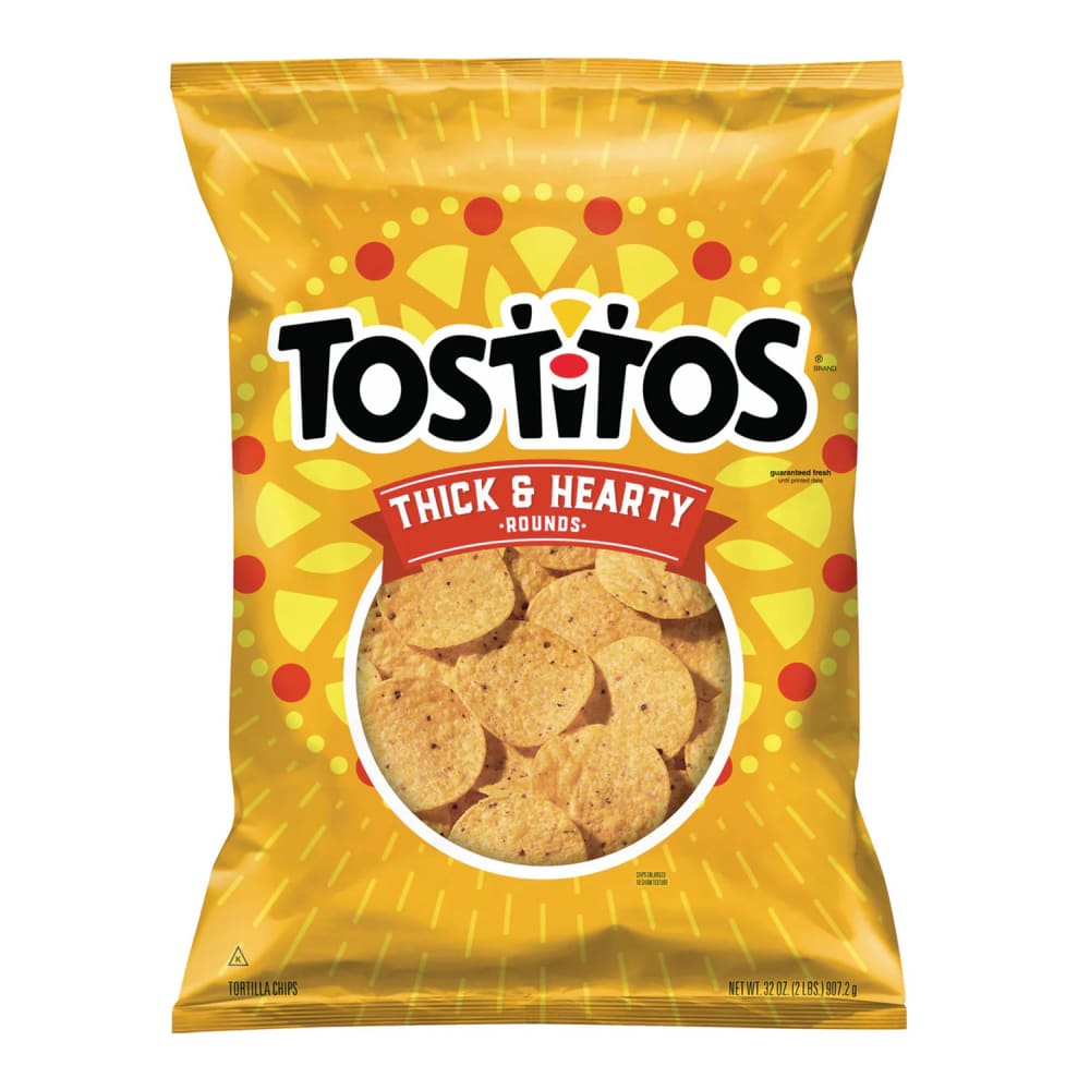 231-5292 32 oz Bag TOSTITOS® Tortilla Chips Thick & Hearty Rounds
