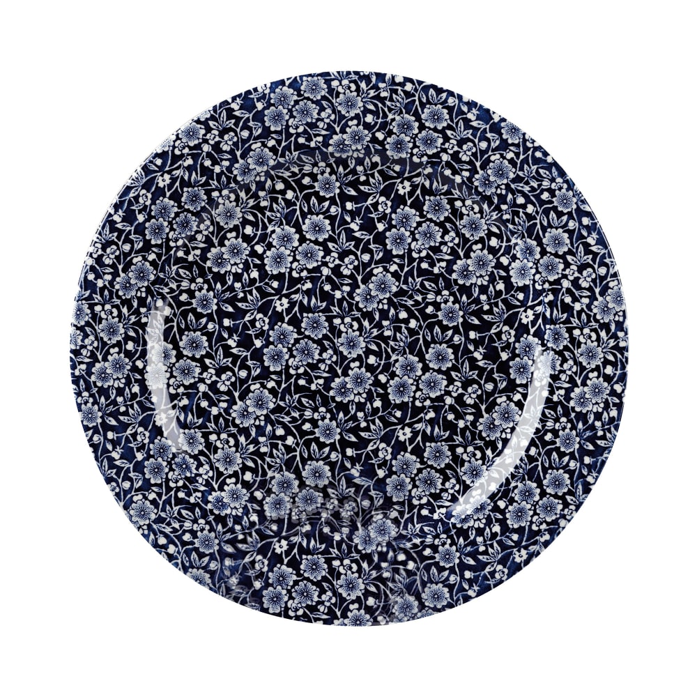 893-CAWVP111 12" Round Vintage Prints Profile Plate - Ceramic, Willow Victorian Calico