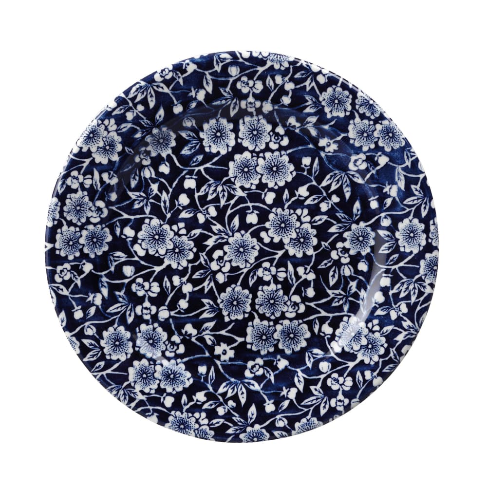 893-CAWVP651 6 5/8" Round Vintage Prints Profile Plate - Ceramic, Willow Victorian Calico