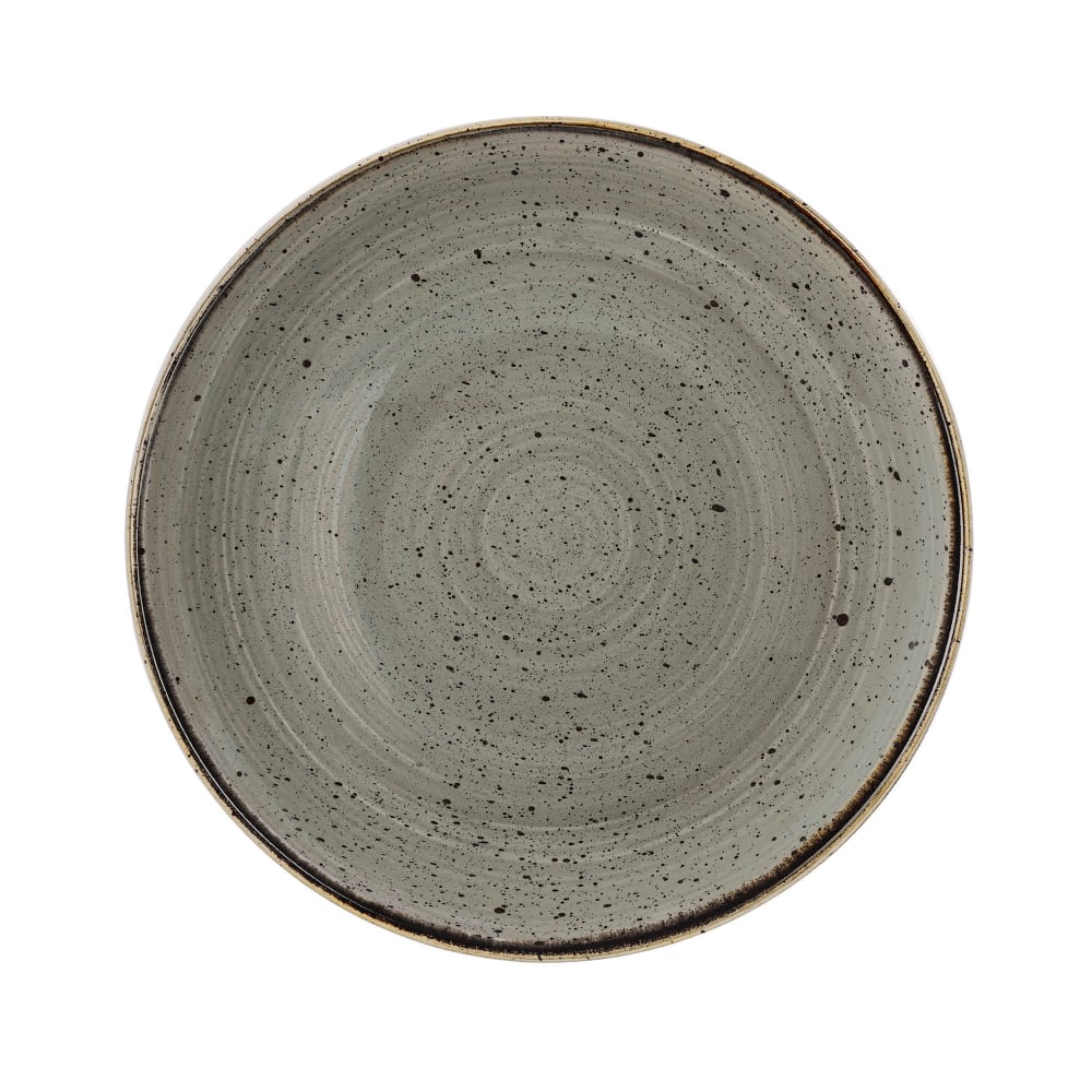 893-SPGSEVB91 40 oz Round Stonecast Bowl - Ceramic, Peppercorn Gray