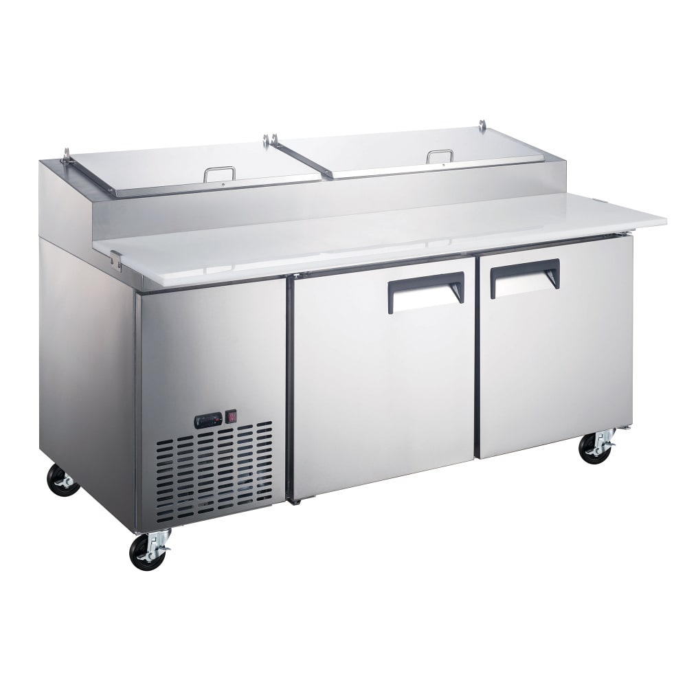 056-GRPZ2D 71" Pizza Prep Table w/ Refrigerated Base, 115v