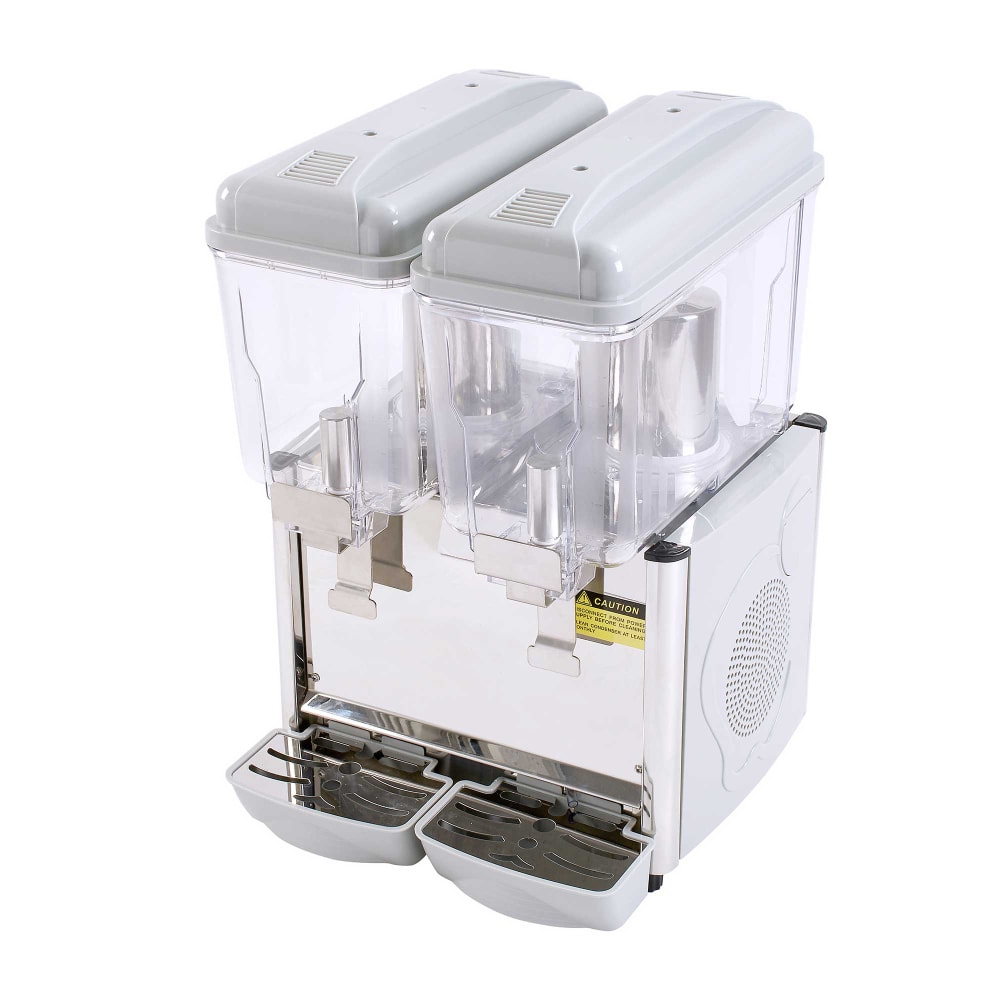 122-JD2 Refrigerated Drink Dispenser w/ (2) 3 gal Bowls, Pre Mix, 110v