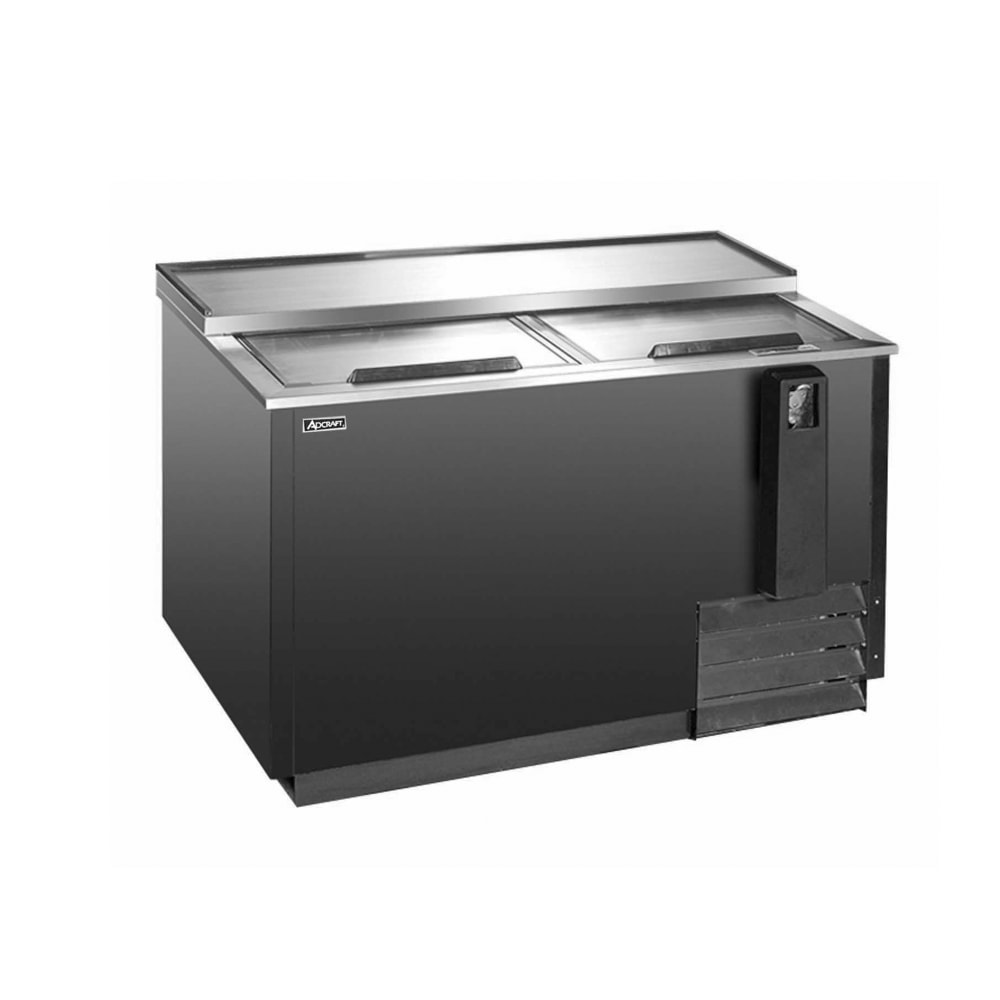 407-USBC65 65" Forced Air Bottle Cooler - Lid Locks, 115v