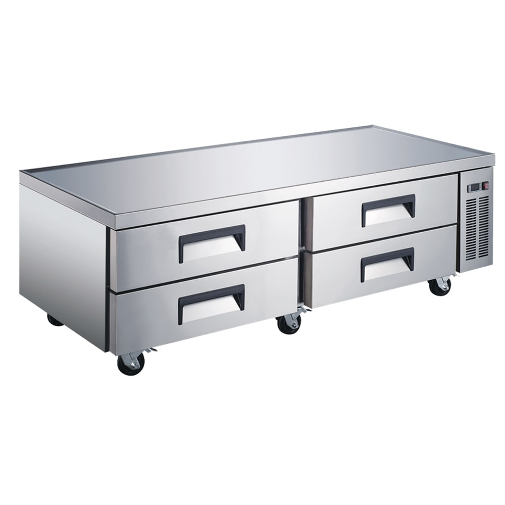 407-USCB72 72 1/2" Chef Base w/ (4) Drawers - 115v
