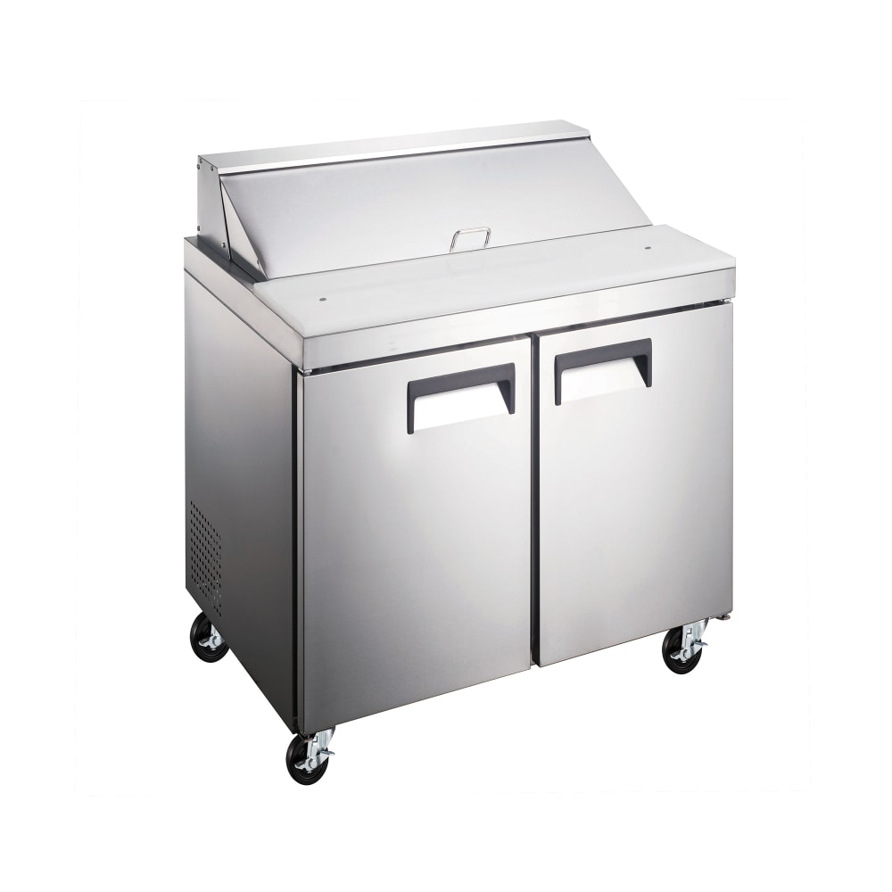 407-USSL2D 47 3/4" Sandwich/Salad Prep Table w/ Refrigerated Base, 115v