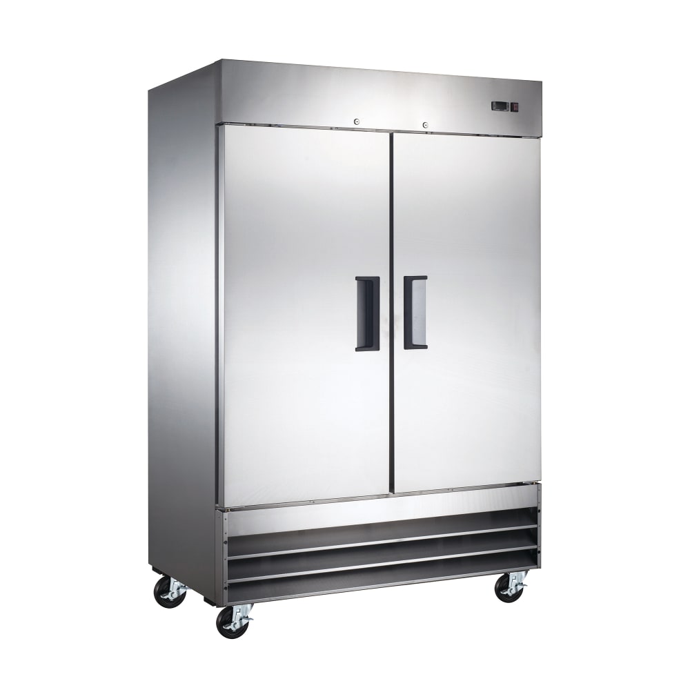 407-USFZ2D 54" Two Section Reach In Freezer, (2) Solid Doors, 115v