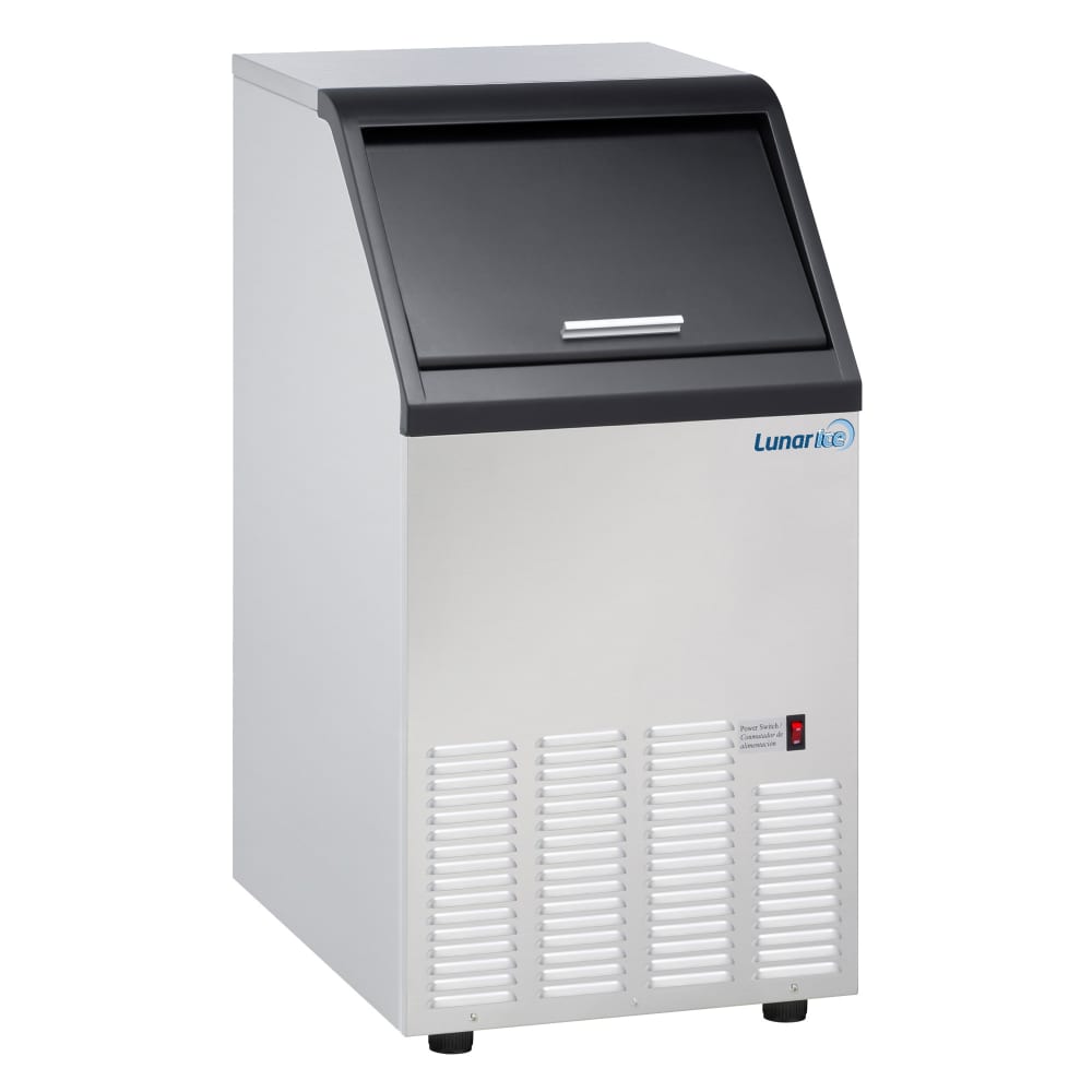 490-LUIM75 16 1/2"W Bullet Cube Undercounter Ice Machine - 75 lbs/day, Air Cooled