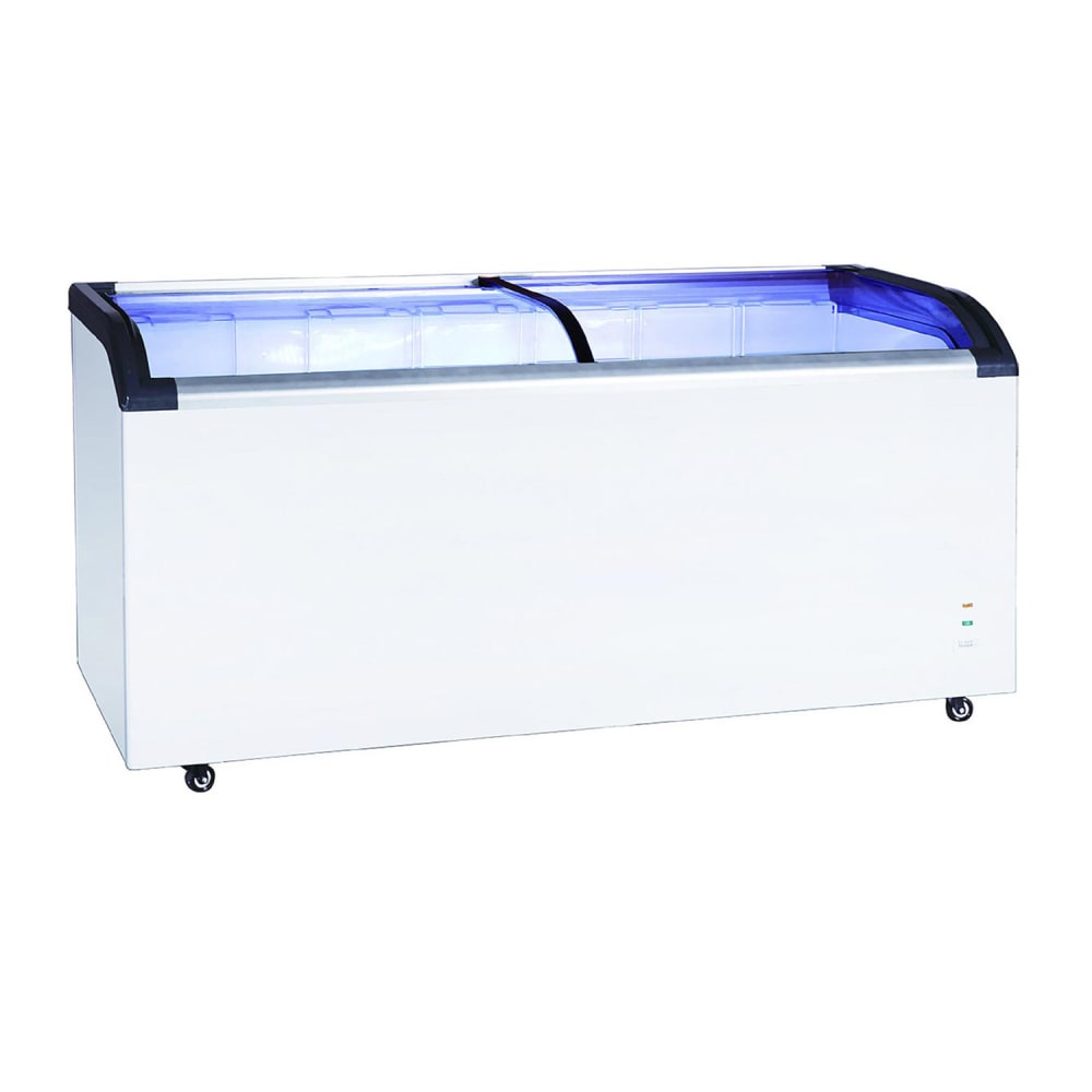 693-BDCF12CG 50" Mobile Chest Freezer w/ (4) Baskets - White, 115v