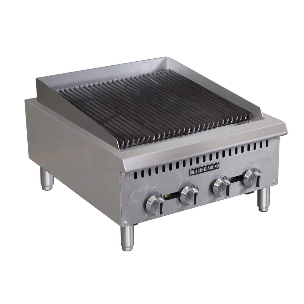 693-BDCTC24 24" Gas Charbroiler w/ Cast Iron Grates - Convertible