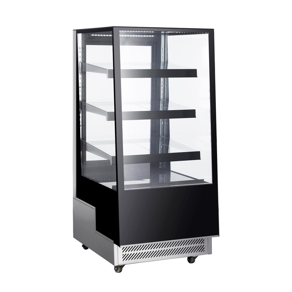 693-BDDRF350 25 1/2" Full Service Bakery Case w/ Straight Glass - (4) Levels, 115v