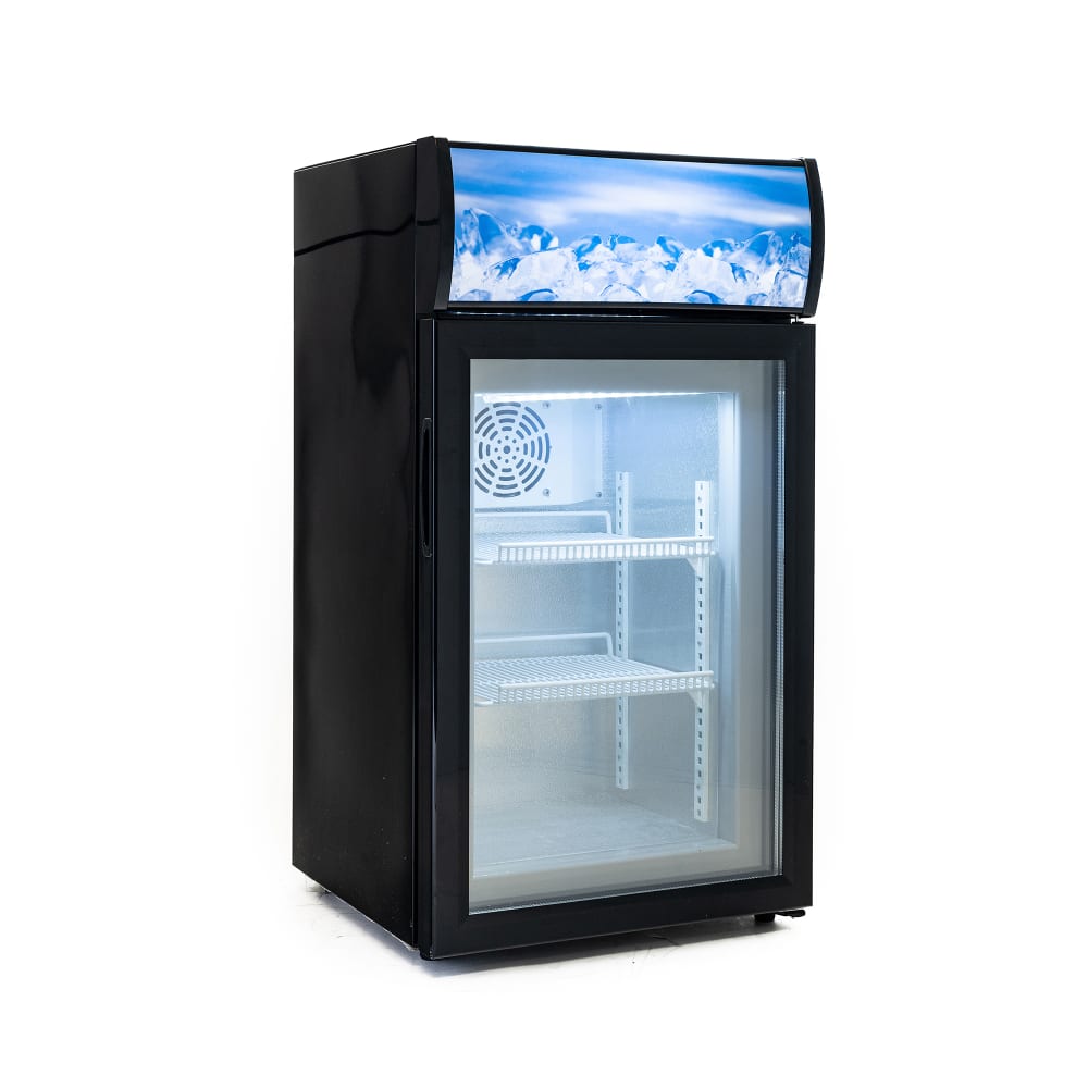 693-CDFZ1D18 18" Countertop Freezer w/ Front Access - Swing Door, Black, 110v