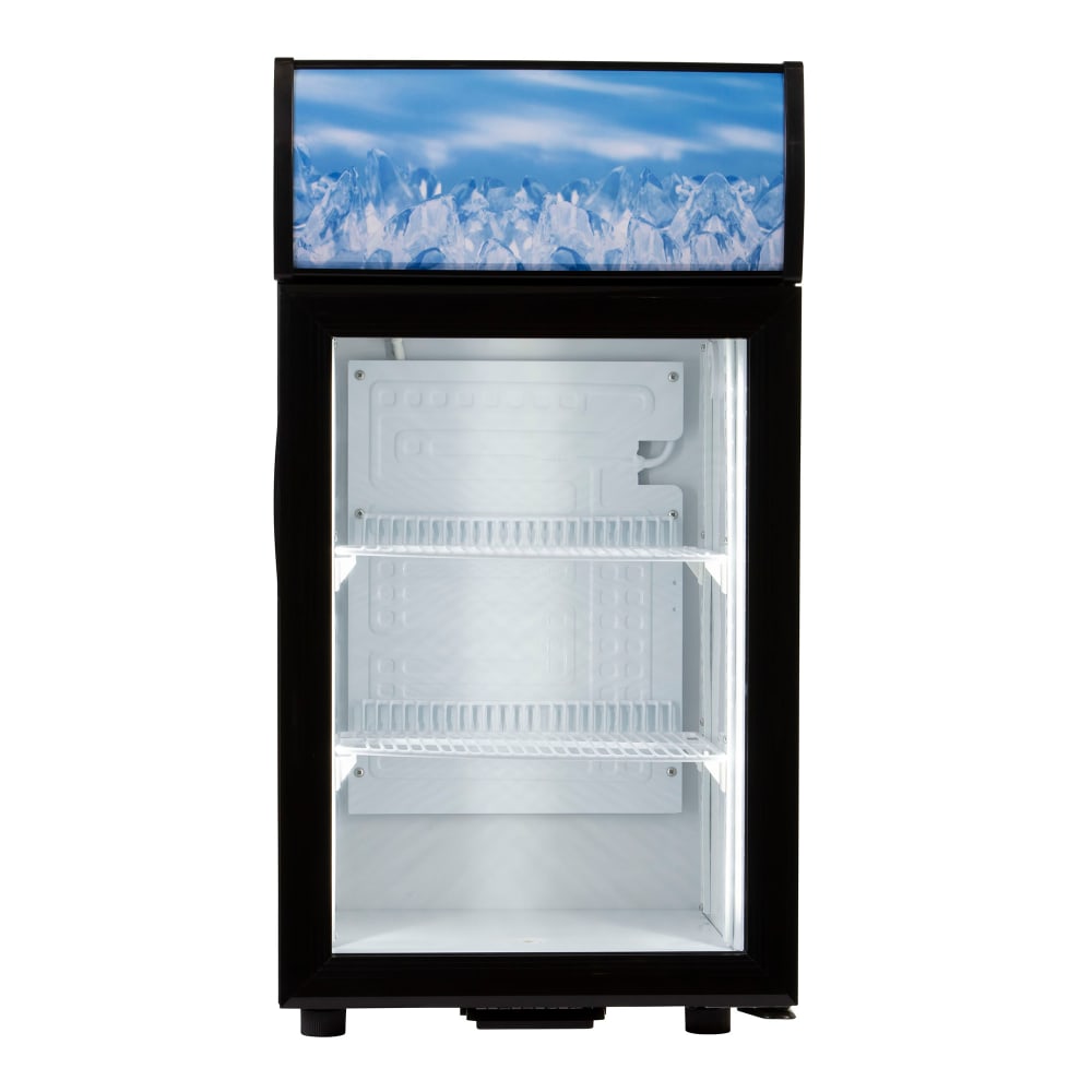 693-CDRF1D15 15 3/4" Countertop Refrigerator w/ Front Access - Swing Door, Black, 110v