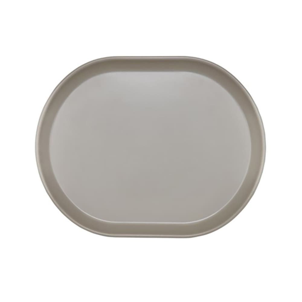 151-22018102 Oval Melamine Platter - 14" x 11 1/4", Ash