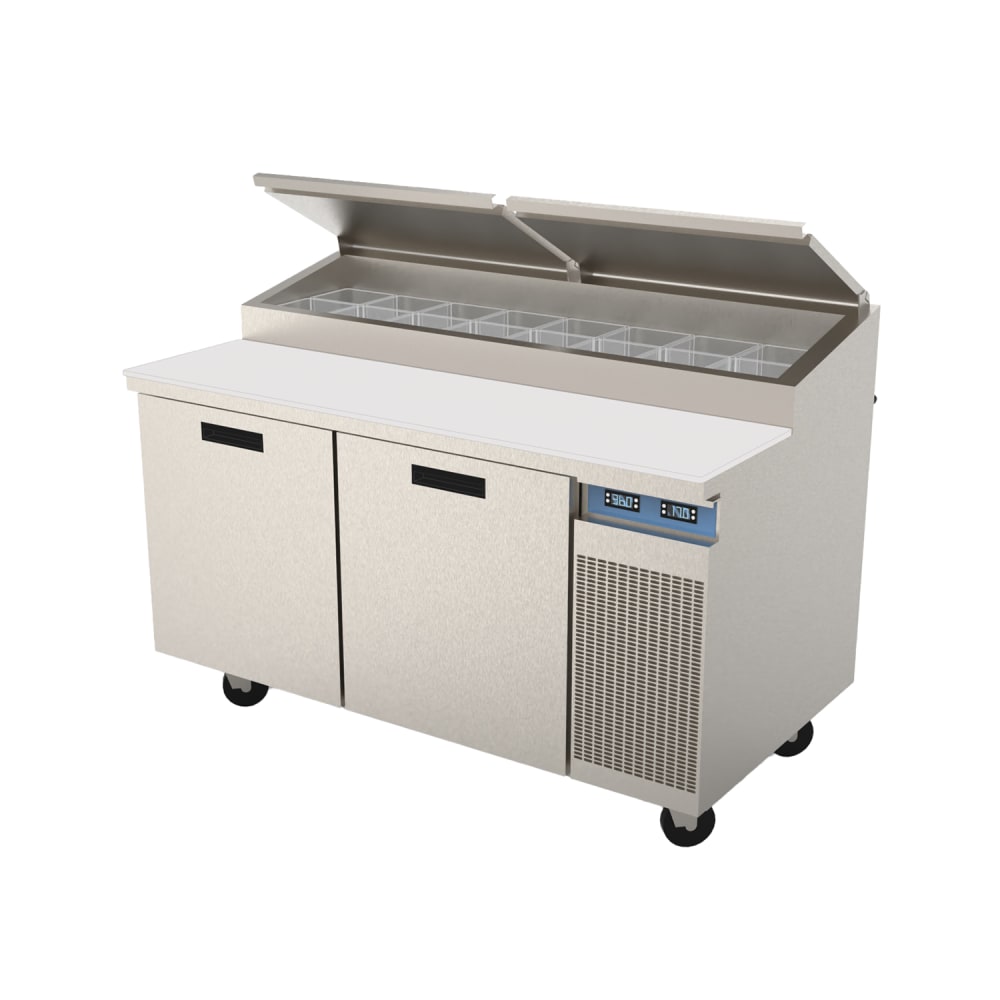 238-8260NPCB 60" Pizza Prep Table w/ Refrigerated Base, 115v