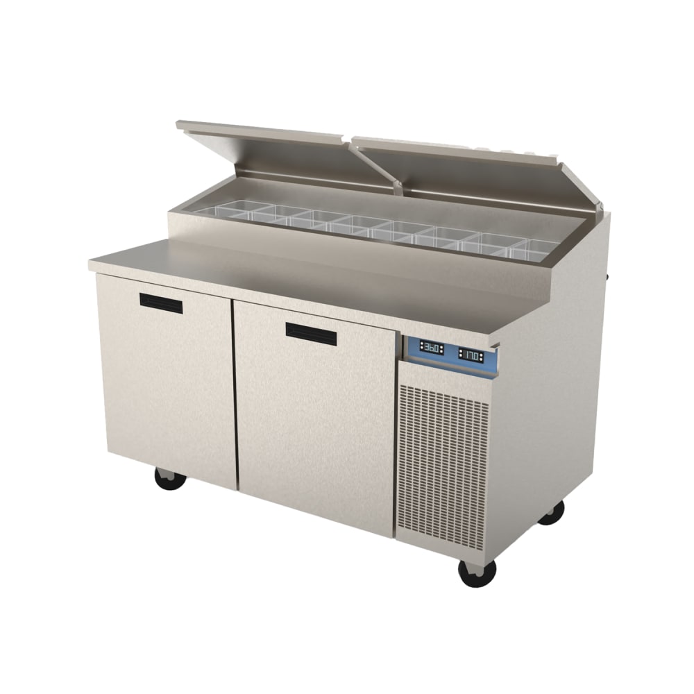 238-8260N 60" Pizza Prep Table w/ Refrigerated Base, 115v