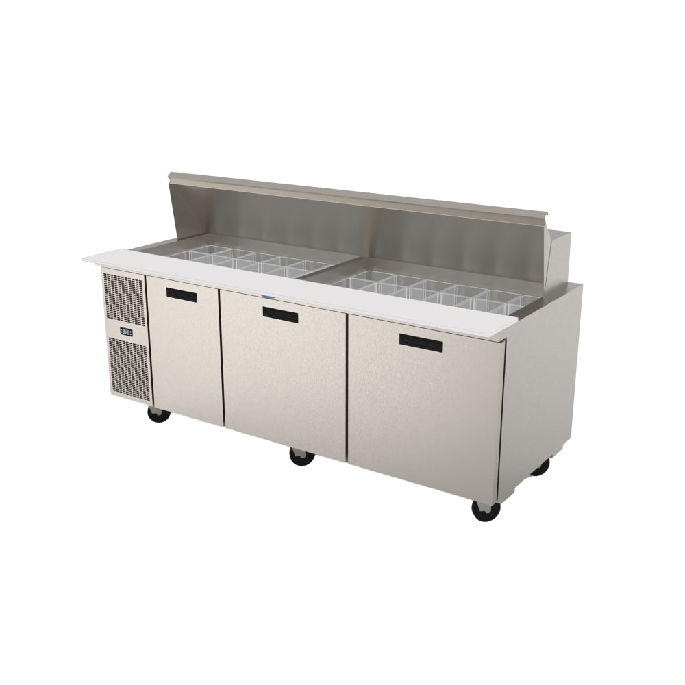 238-9050K7 84" Mega Top Sandwich/Salad Prep Table w/ Refrigerated Base, 115v
