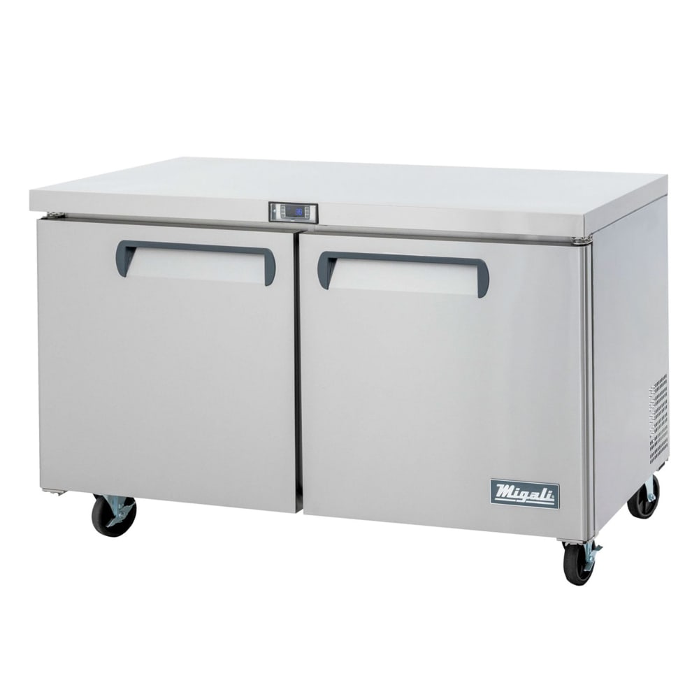 338-CU60RHC 60 1/5" W Undercounter Refrigerator w/ (2) Sections & (2) Doors, 115v