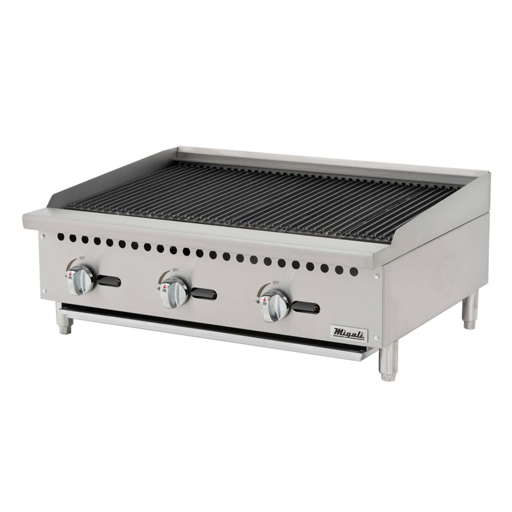 338-CRB36 36" Natural Gas Charbroiler w/ Cast Iron Grates, 105,000 BTU