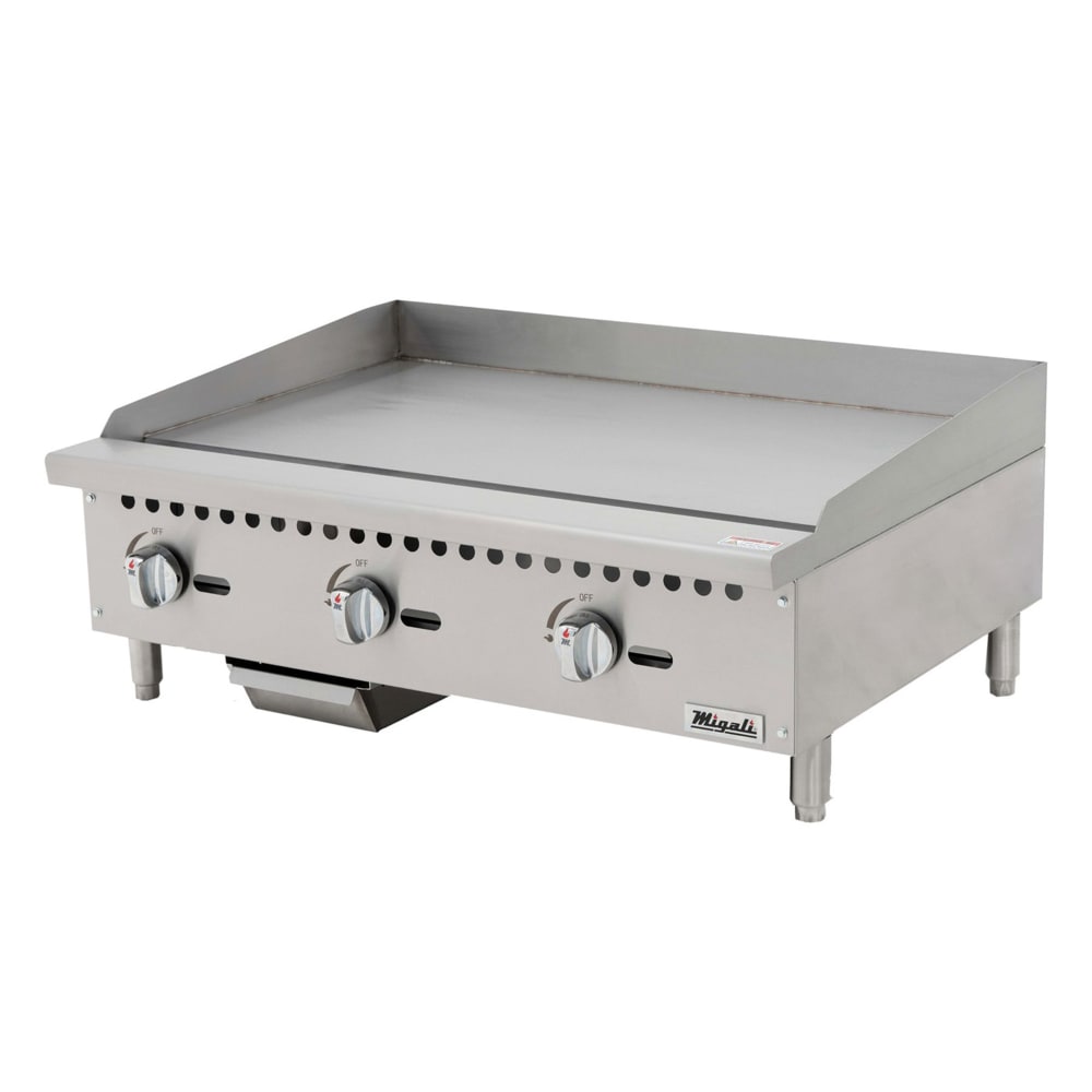 338-CG36 36" Gas Griddle w/ Manual Controls - 3/4" Steel Plate, Natural Gas