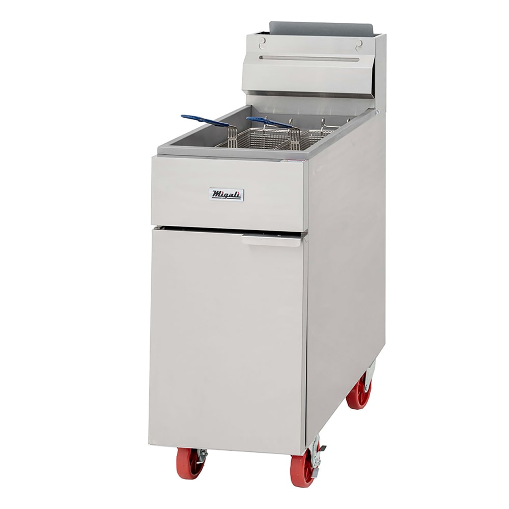 338-CF50NG Competitor Series® Gas Fryer - (1) 50 lb Vat, Floor Model, Natural Gas