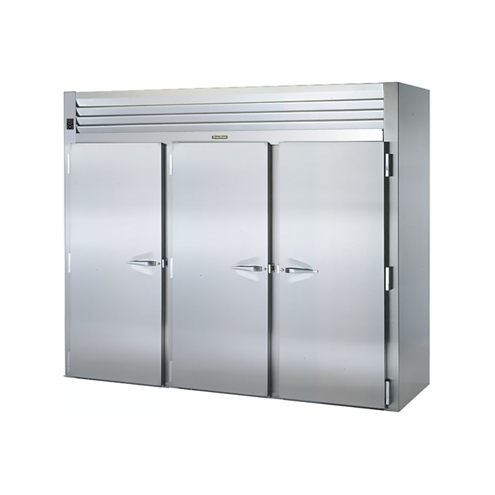 206-AIH332LFHS208 Full Height Insulated Stationary Heated Cabinet w/ (3) Rack Capacity, 208v/1ph