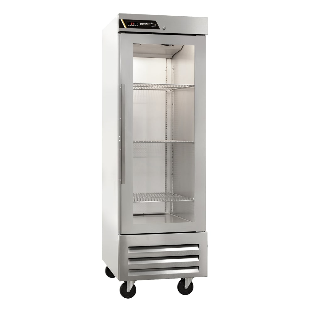 206-CLBM23RFGL 27" One Section Reach In Refrigerator, (1) Left Hinge Glass Door, 115v