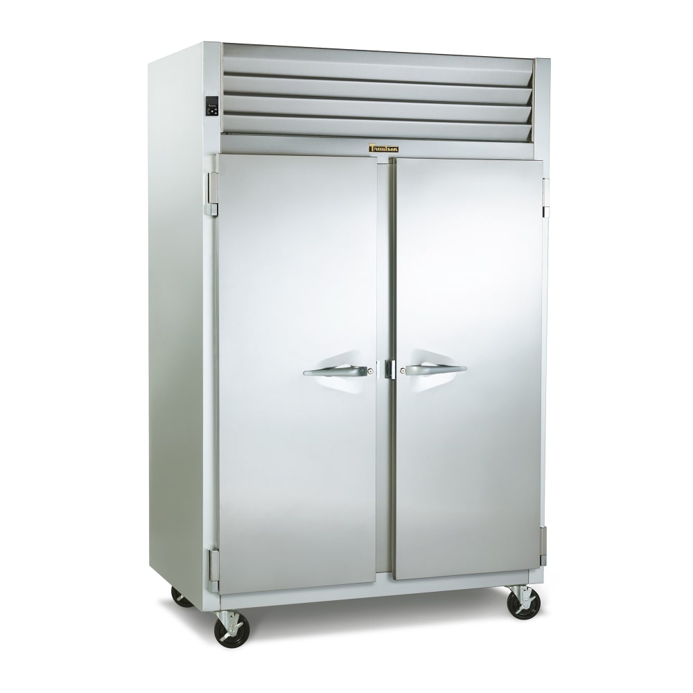 206-ALT232NUTHHS 52 1/8" Spec-Line Two Section Reach In Freezer, (4) Left/Right Hinge Solid...