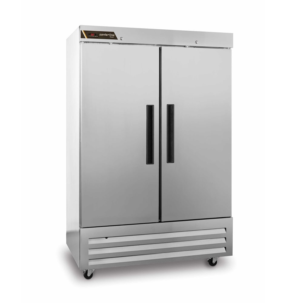 206-CLBM49RFSRR 54" Two Section Reach In Refrigerator, (2) Right Hinge Solid Doors, 115v